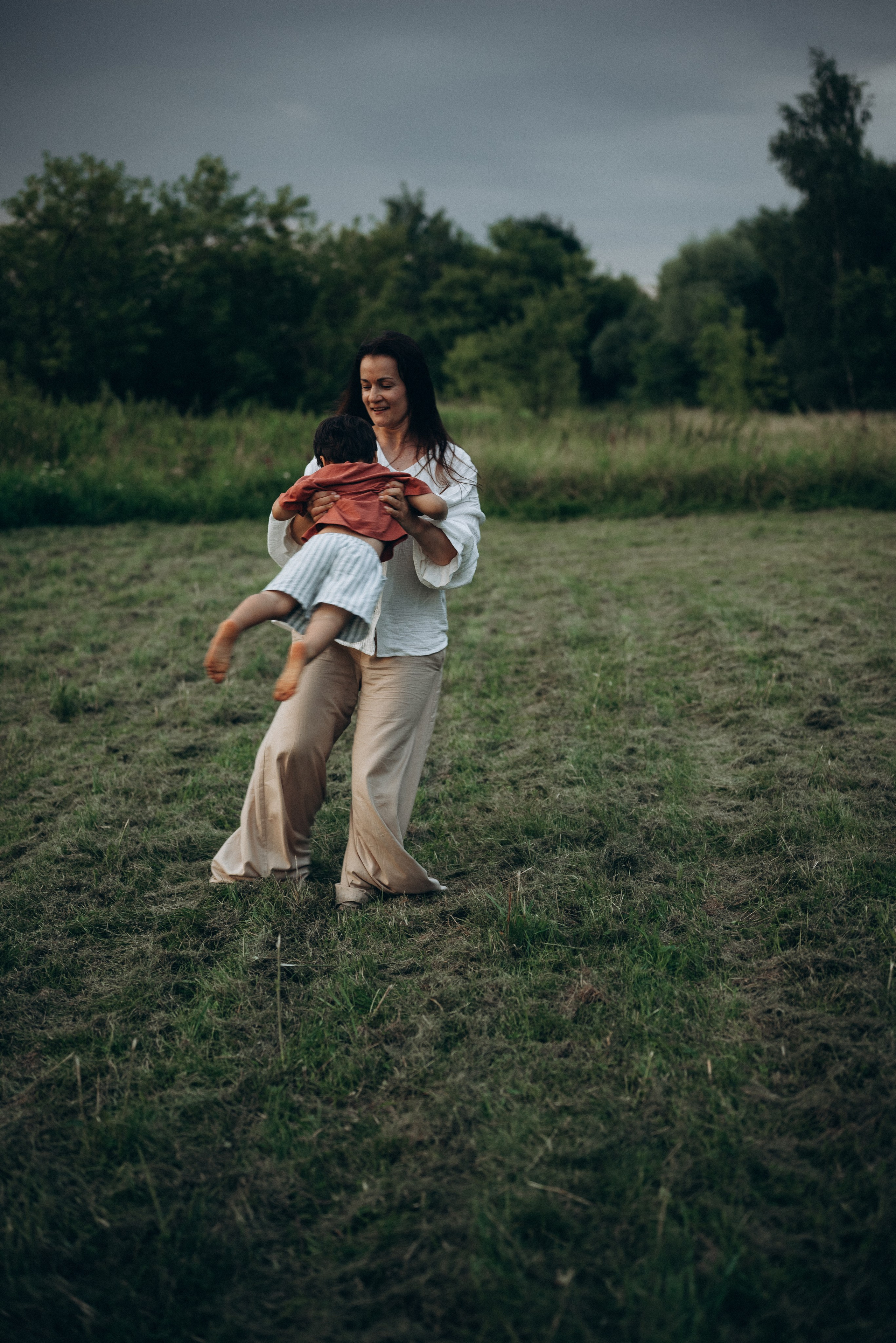 Игры на закате. Семейный фотограф в Москве Дарья Пузикова
