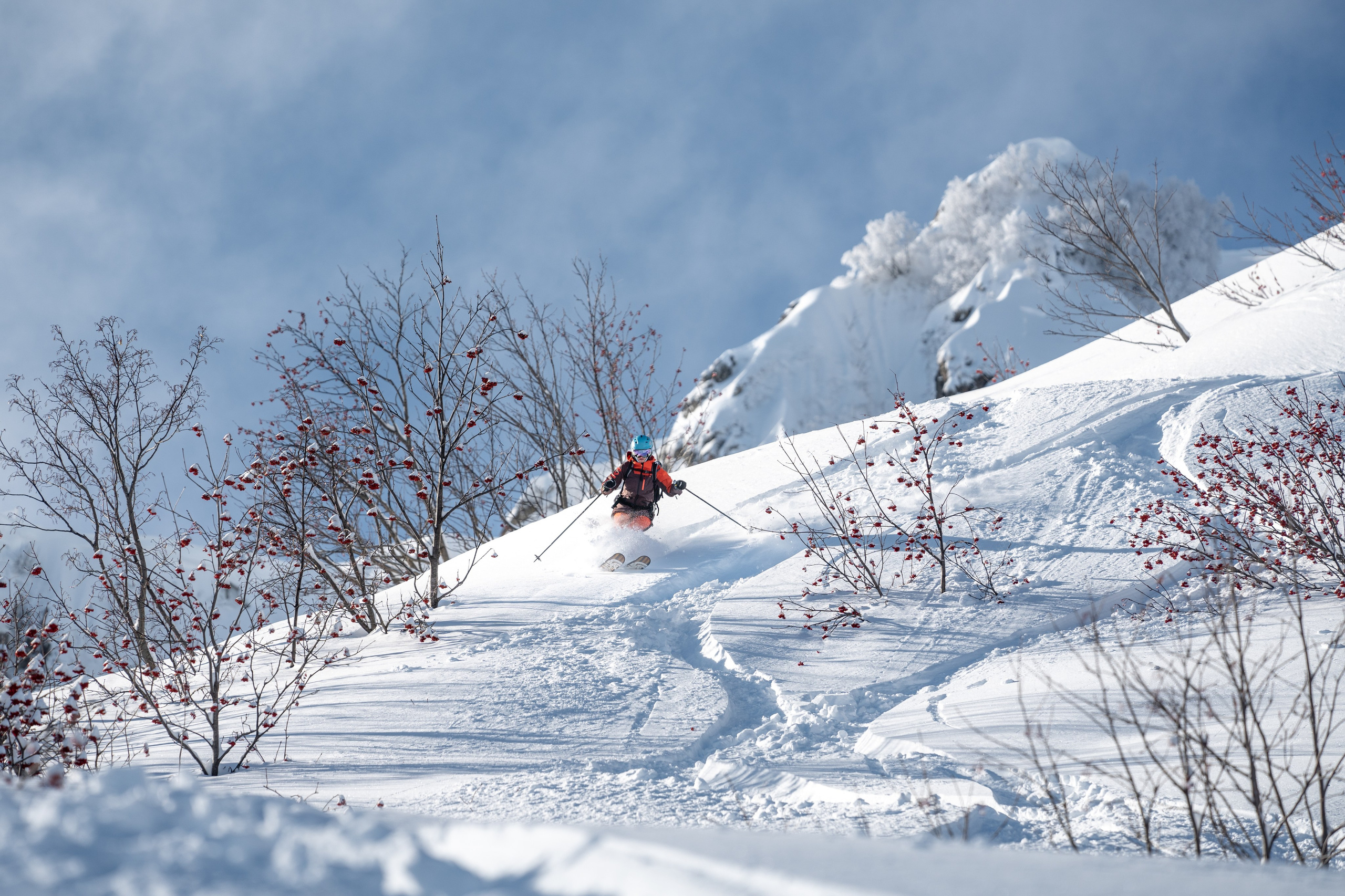Внетрассовое катание в рамках фрирайд кэмпа с Еленой Ануфриковой. Репортажный фотограф в Красной Поляне и Сочи Павлюченко Екатерина