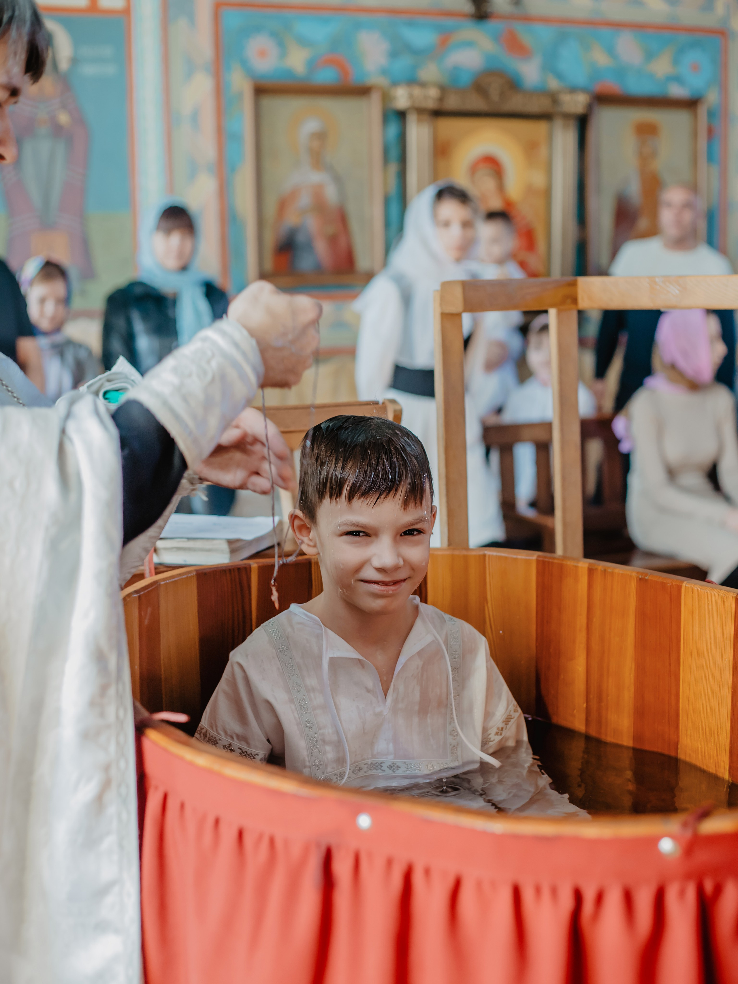 Крещение Евгения и Артема. Семейный и детский фотограф в  г. Екатеринбурге Холодова Юлия