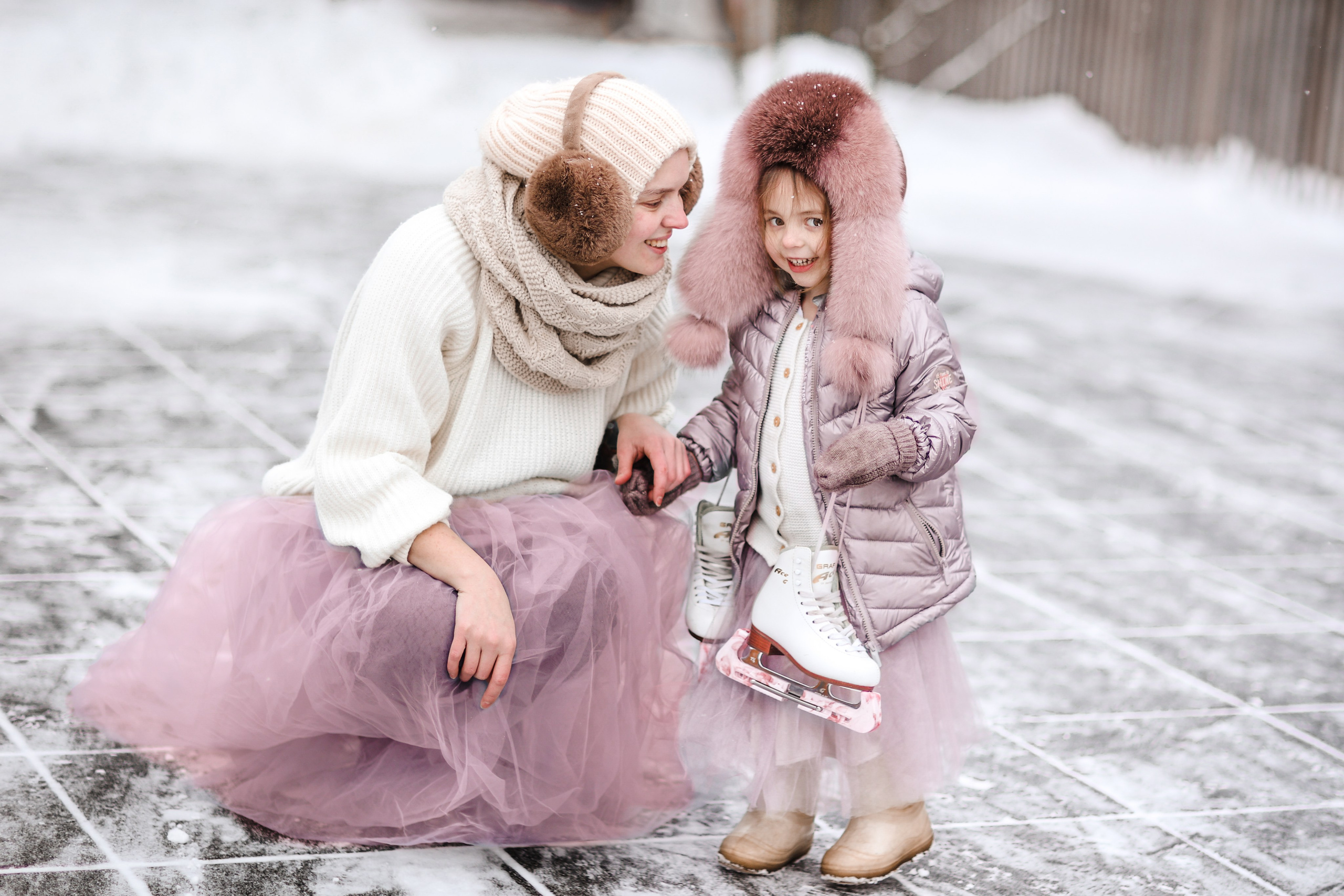 Фотосессия на катке. Профессиональный фотограф в Москве, Подмосковье