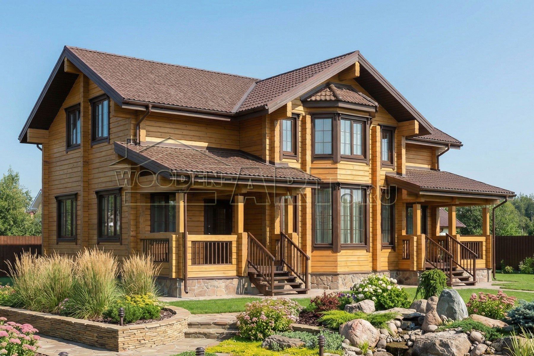 «Александров» 223 кв. м. Проекты деревянных домов