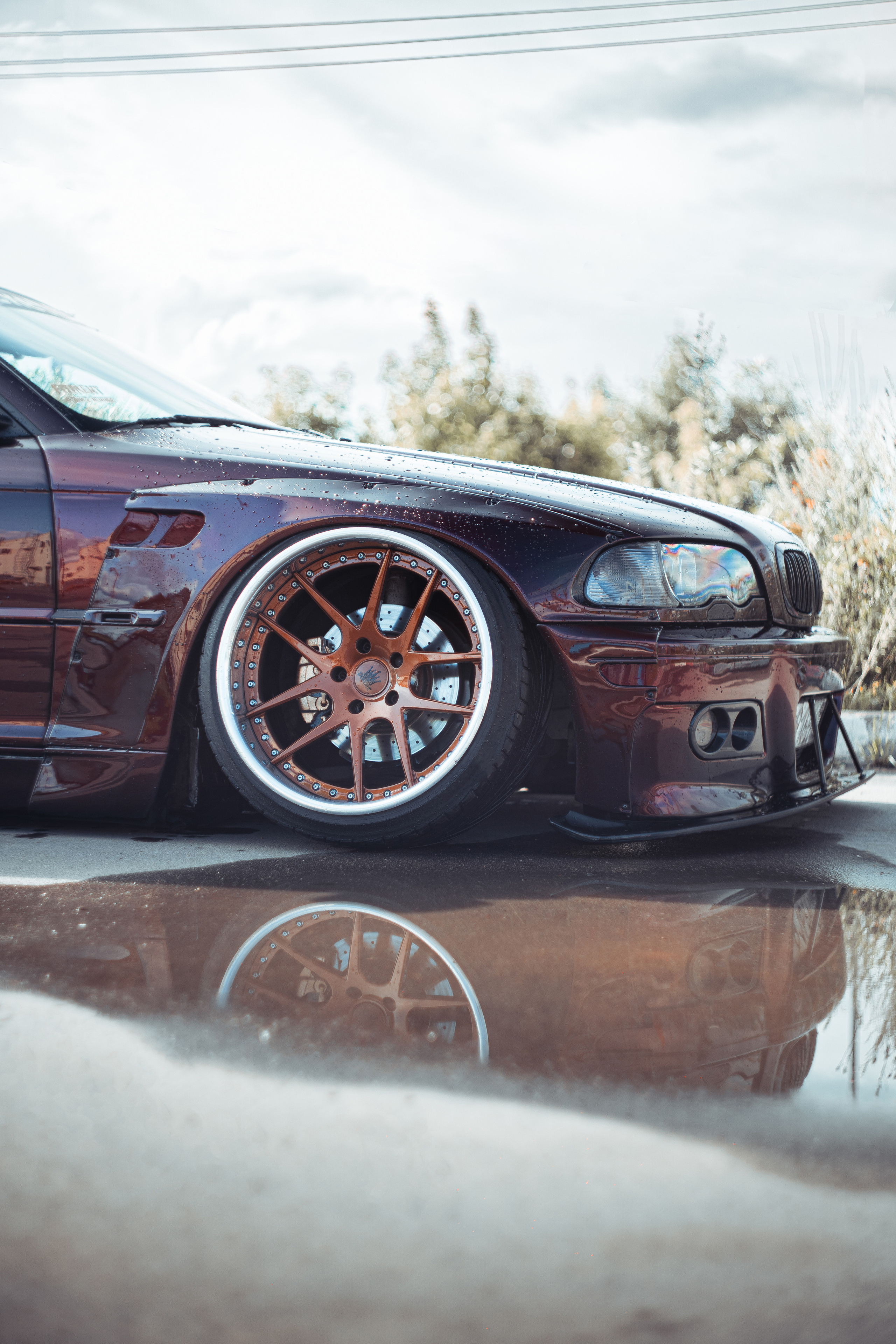 Автомобильная фото-сессия BMW 328i E46 Pandem в Калуге