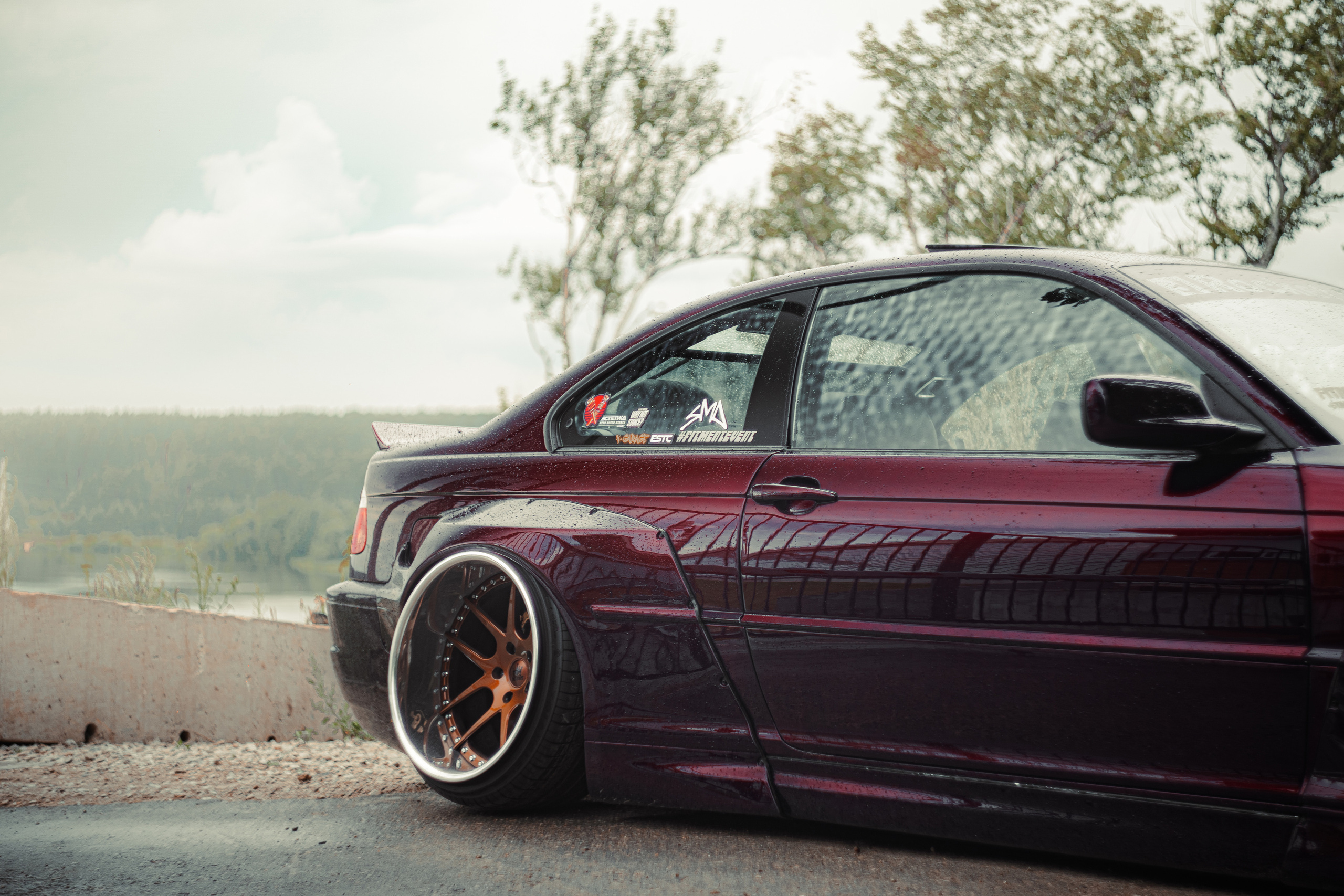 Автомобильная фото-сессия BMW 328i E46 Pandem в Калуге