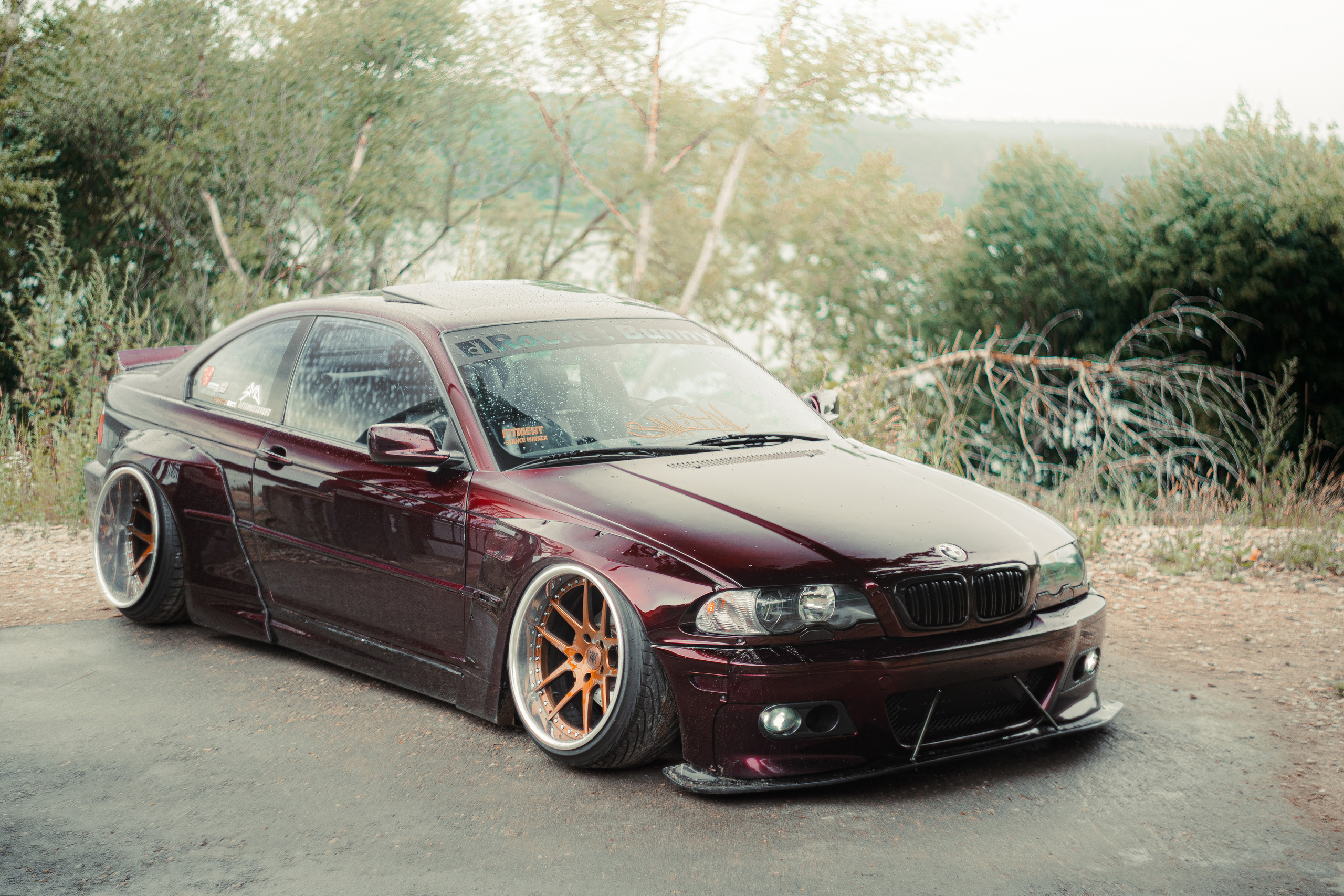 Автомобильная фото-сессия BMW 328i E46 Pandem в Калуге