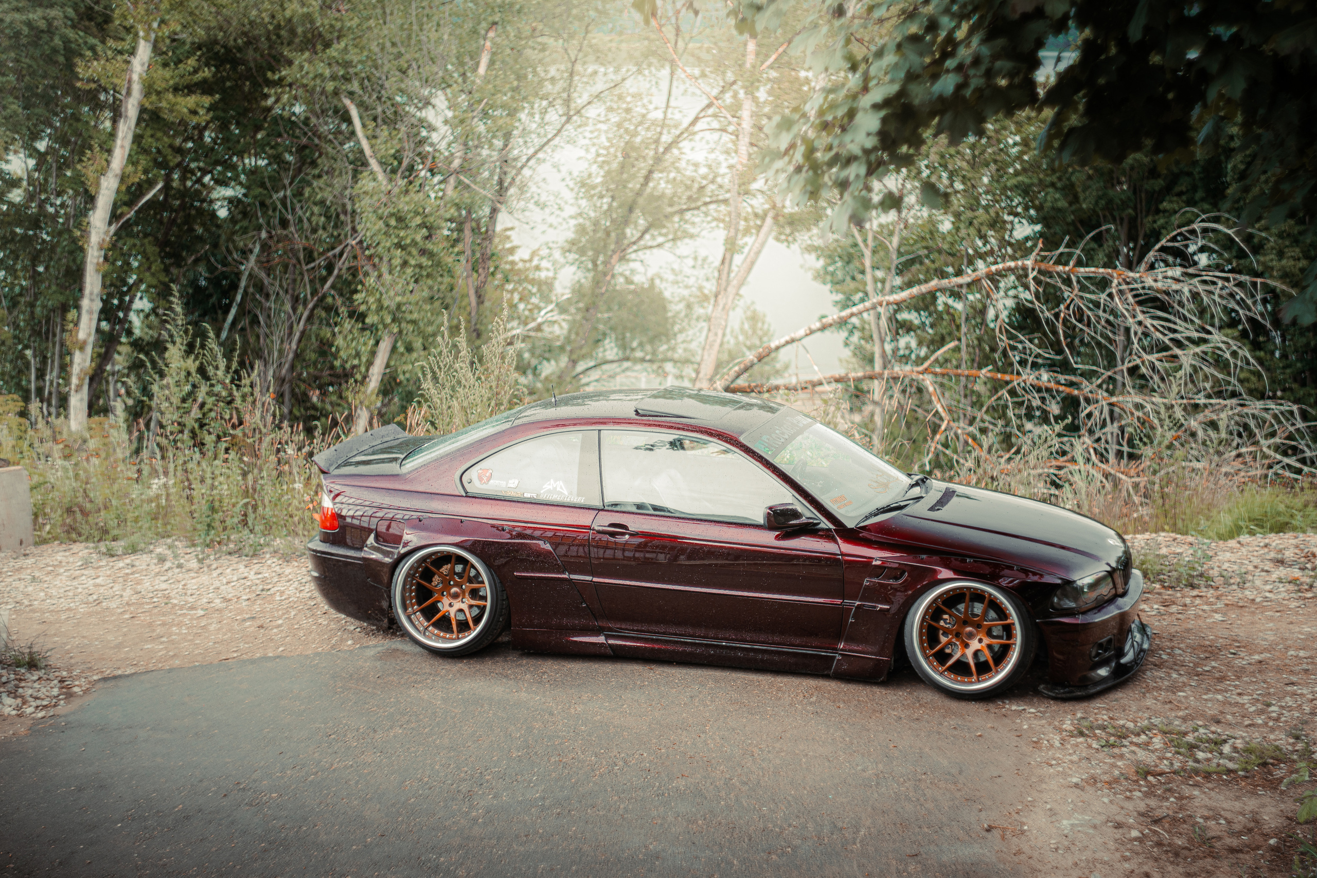 Автомобильная фото-сессия BMW 328i E46 Pandem в Калуге