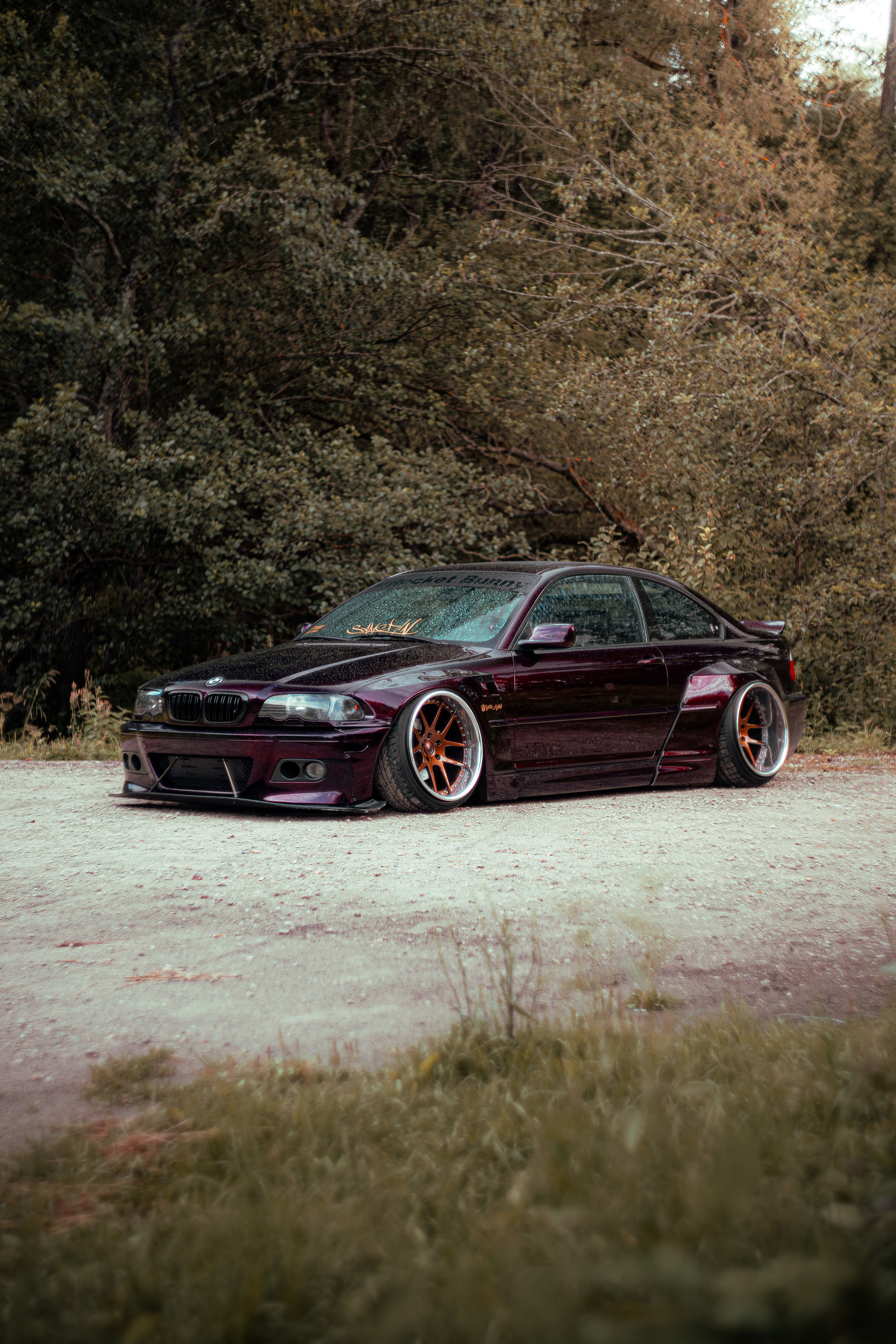 Автомобильная фото-сессия BMW 328i E46 Pandem в Калуге