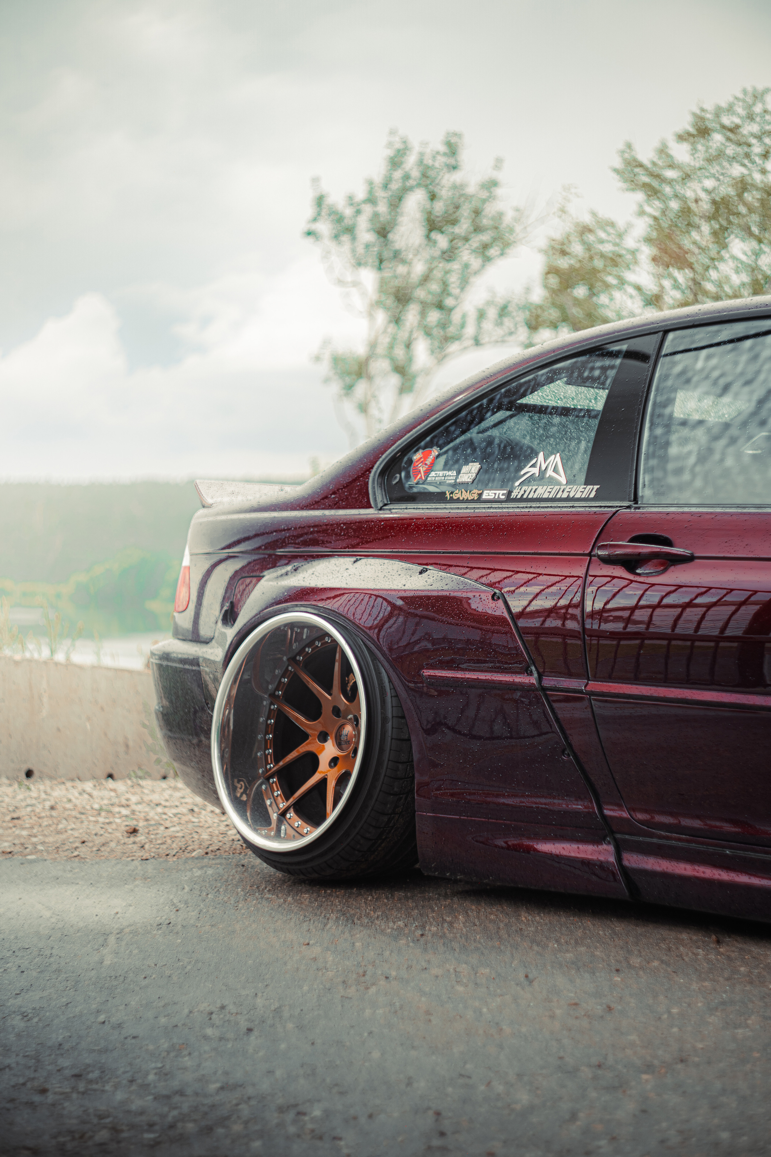 Автомобильная фото-сессия BMW 328i E46 Pandem в Калуге