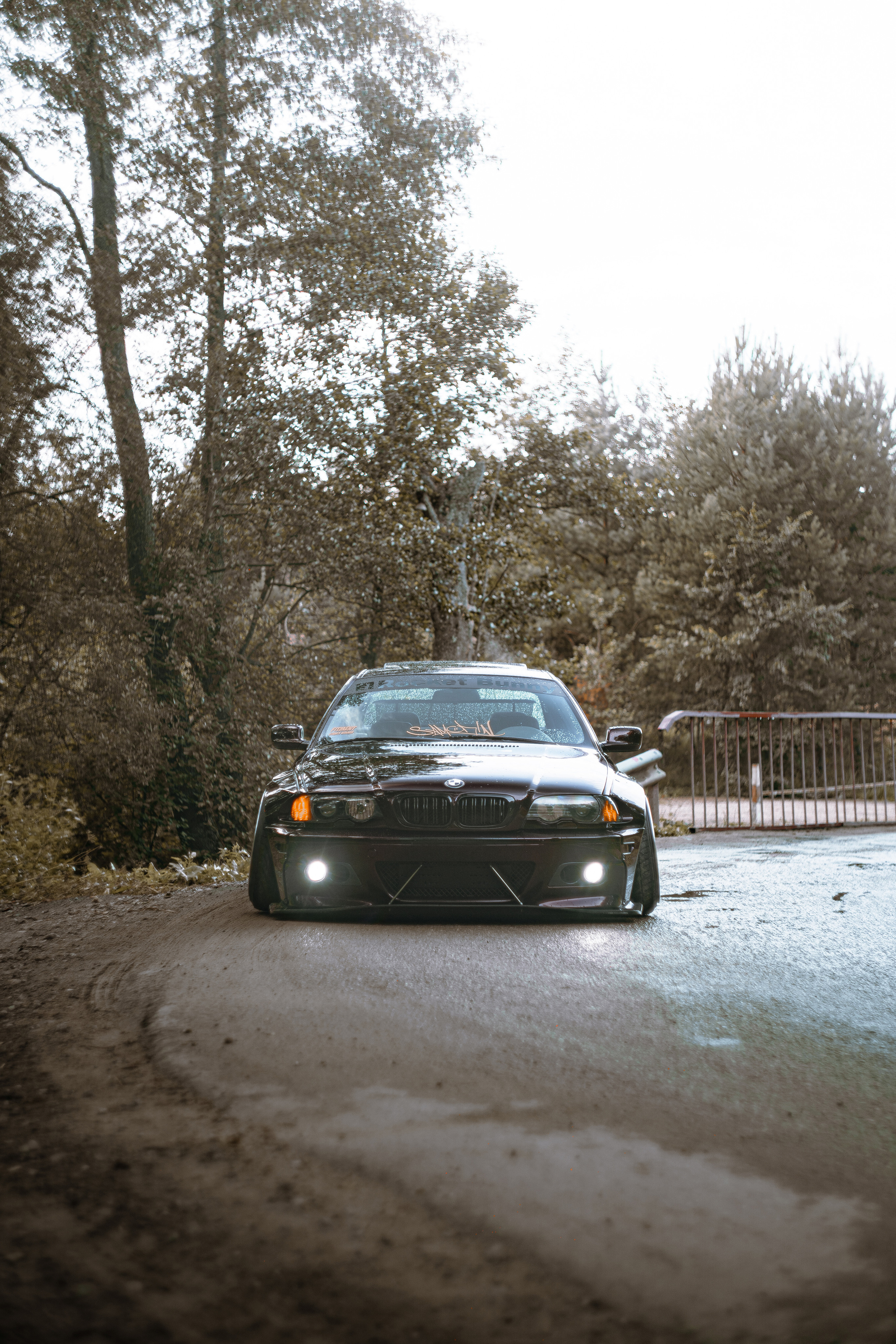 Автомобильная фото-сессия BMW 328i E46 Pandem в Калуге