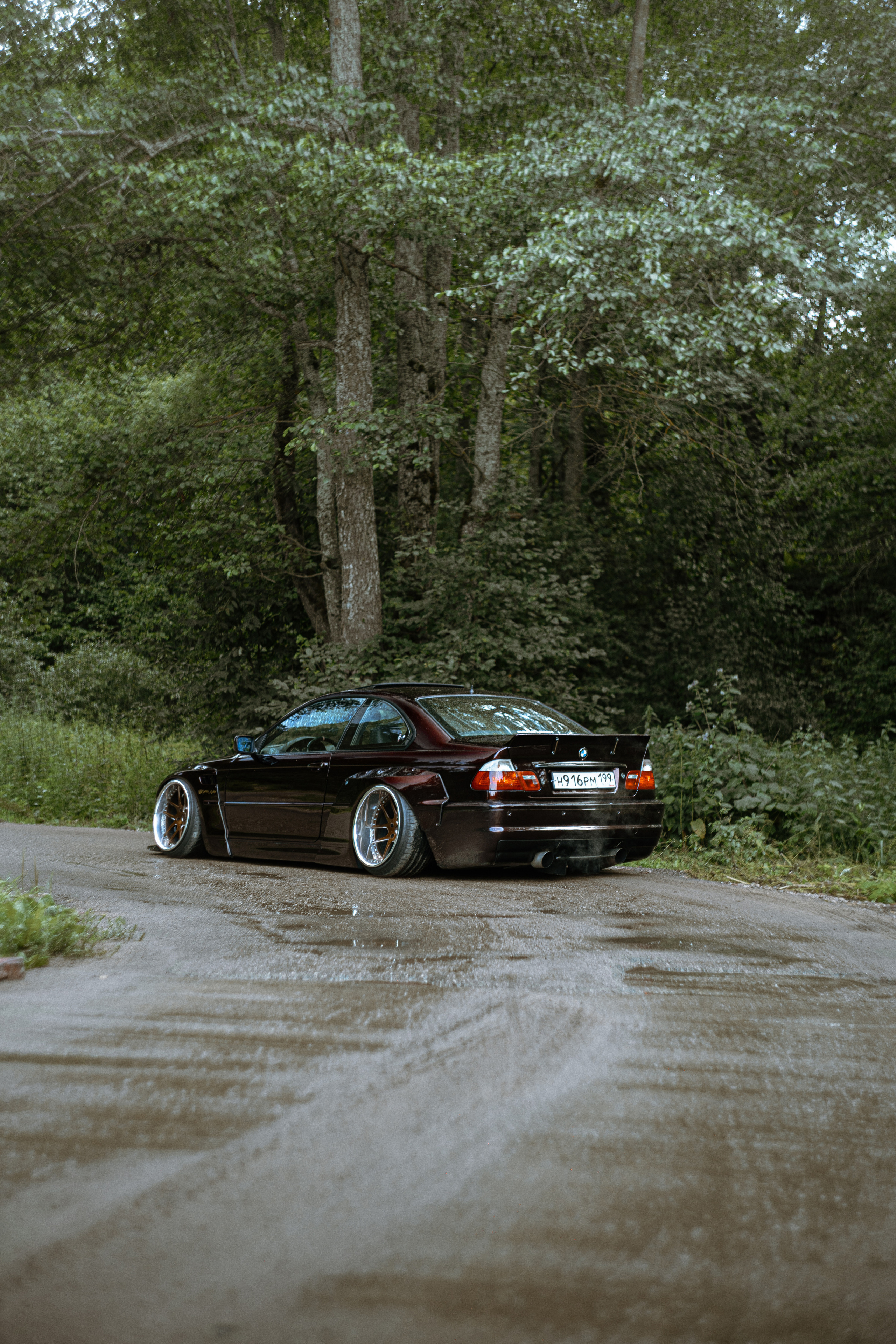 Автомобильная фото-сессия BMW 328i E46 Pandem в Калуге