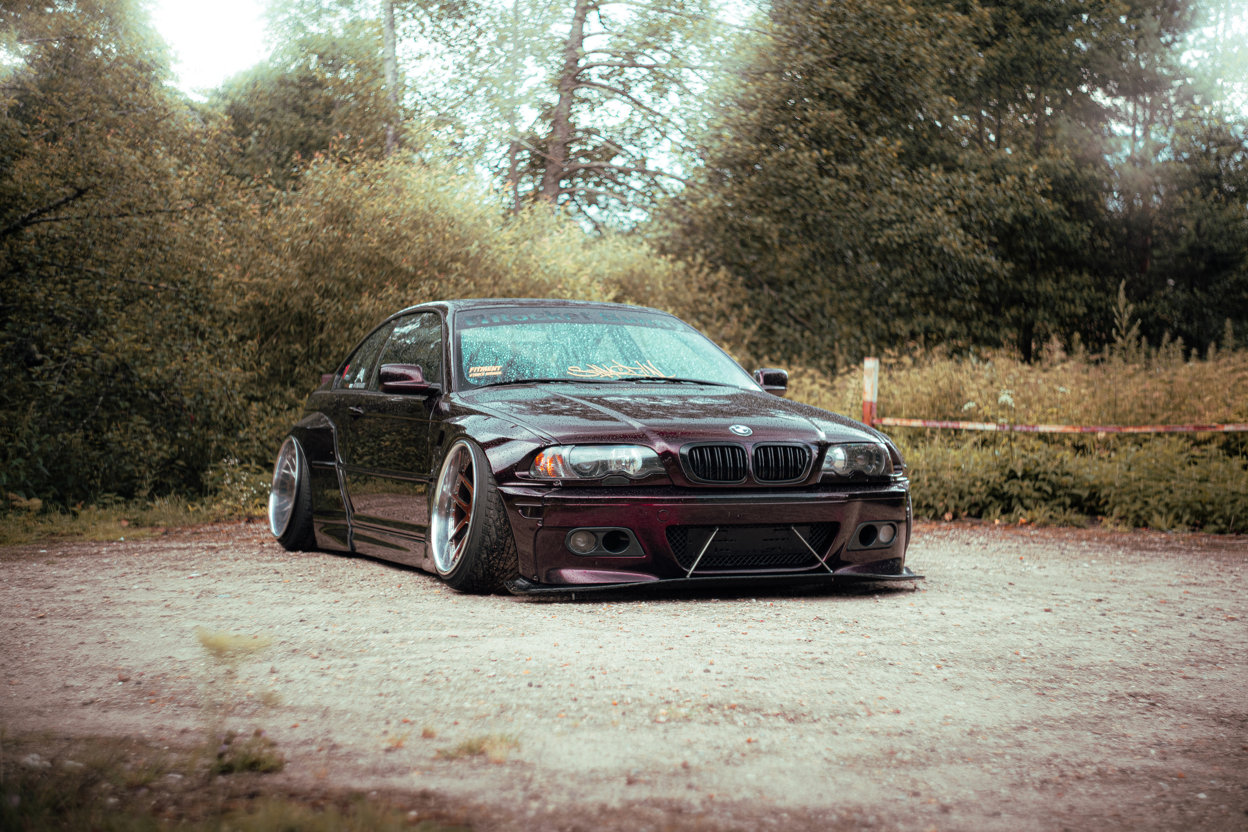 Автомобильная фото-сессия BMW 328i E46 Pandem в Калуге