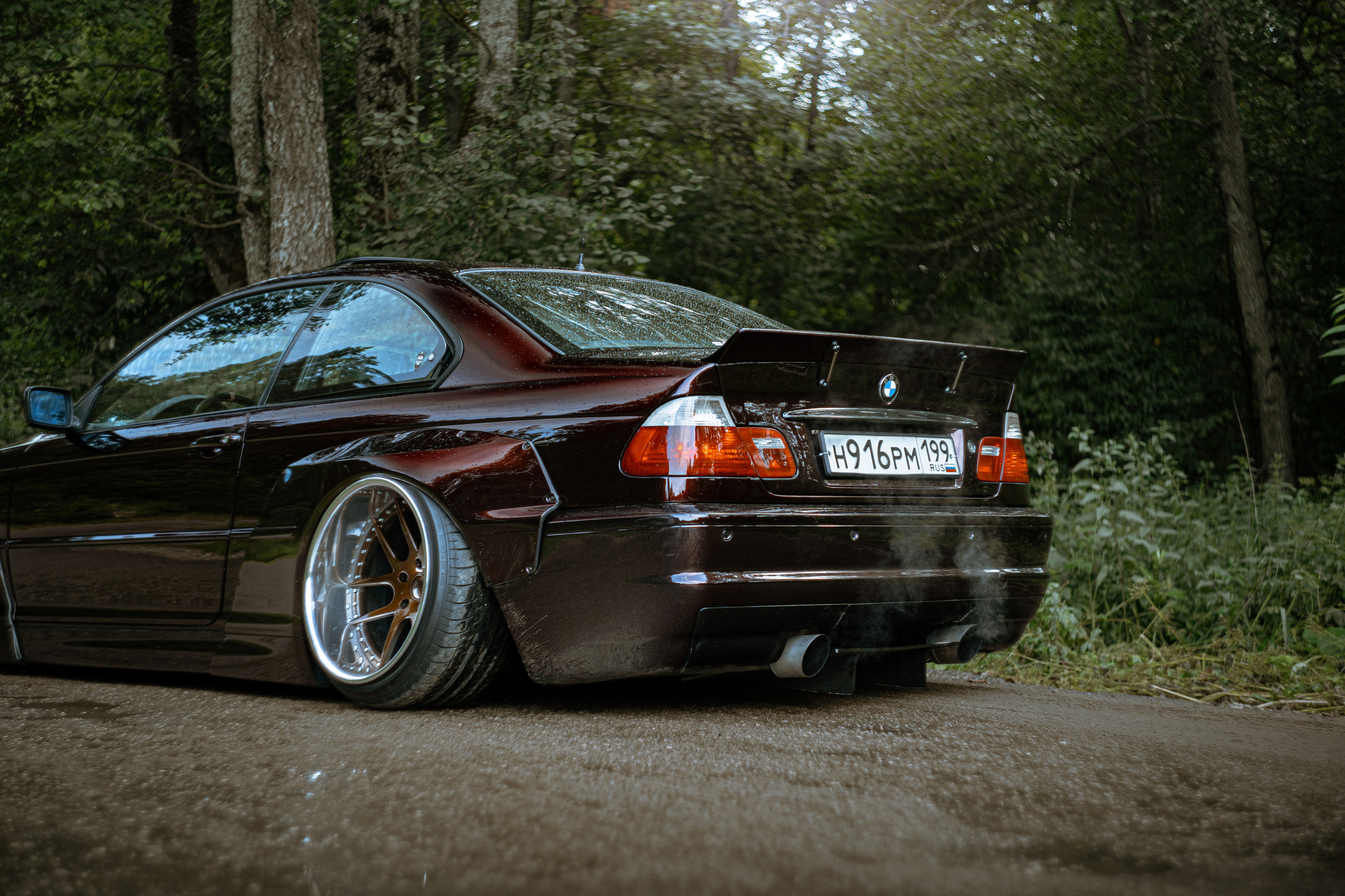 Автомобильная фото-сессия BMW 328i E46 Pandem в Калуге