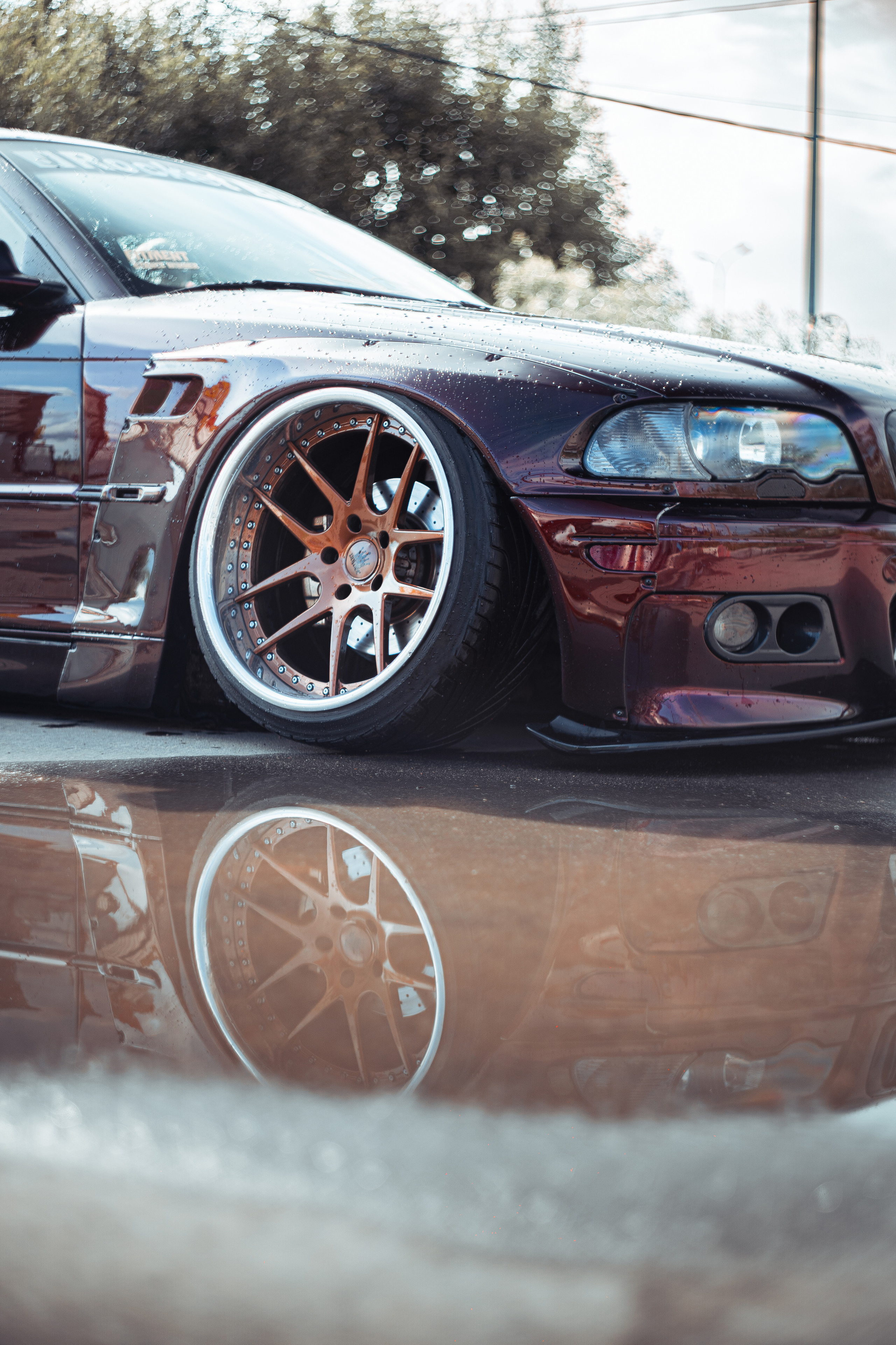 Автомобильная фото-сессия BMW 328i E46 Pandem в Калуге