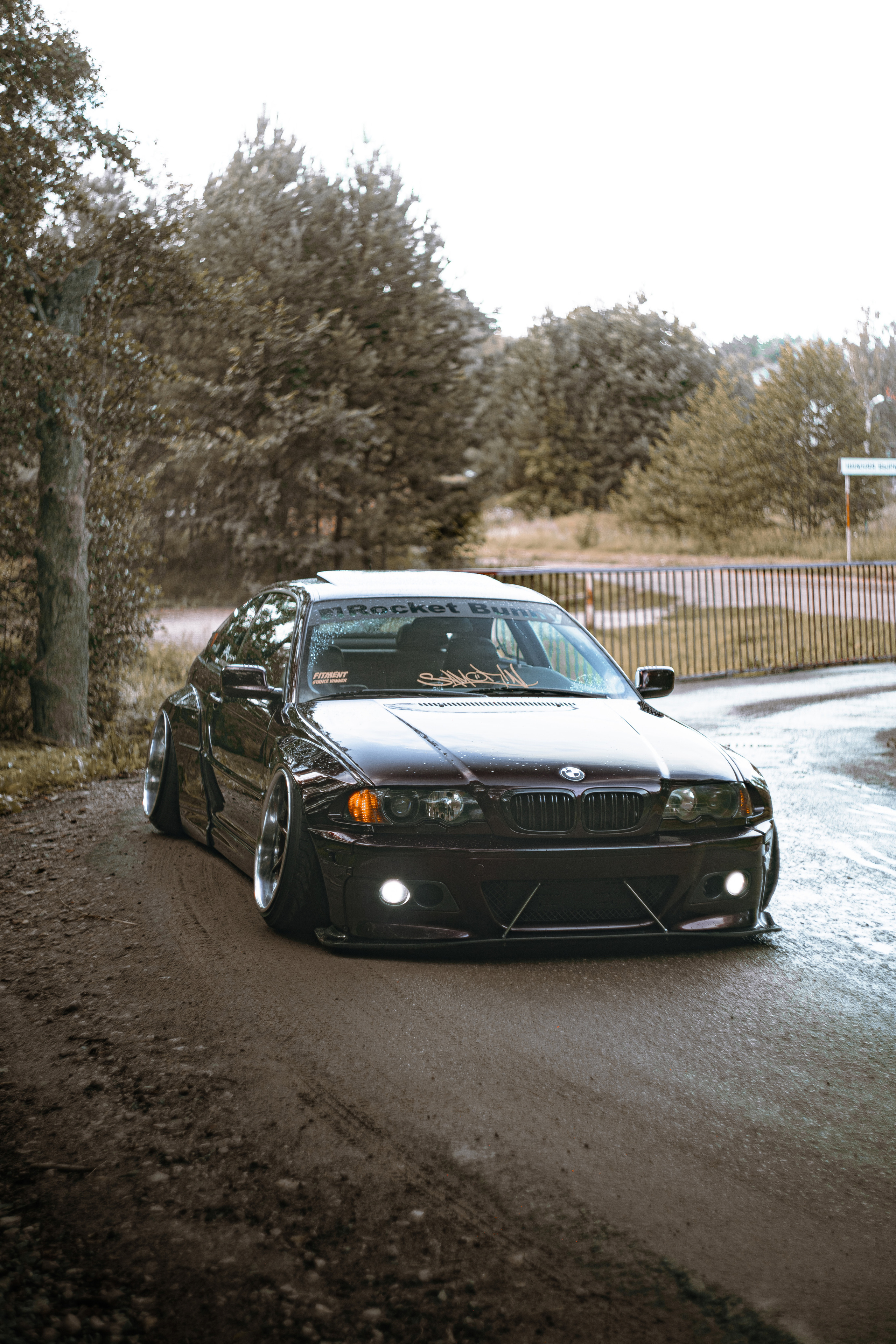 Автомобильная фото-сессия BMW 328i E46 Pandem в Калуге