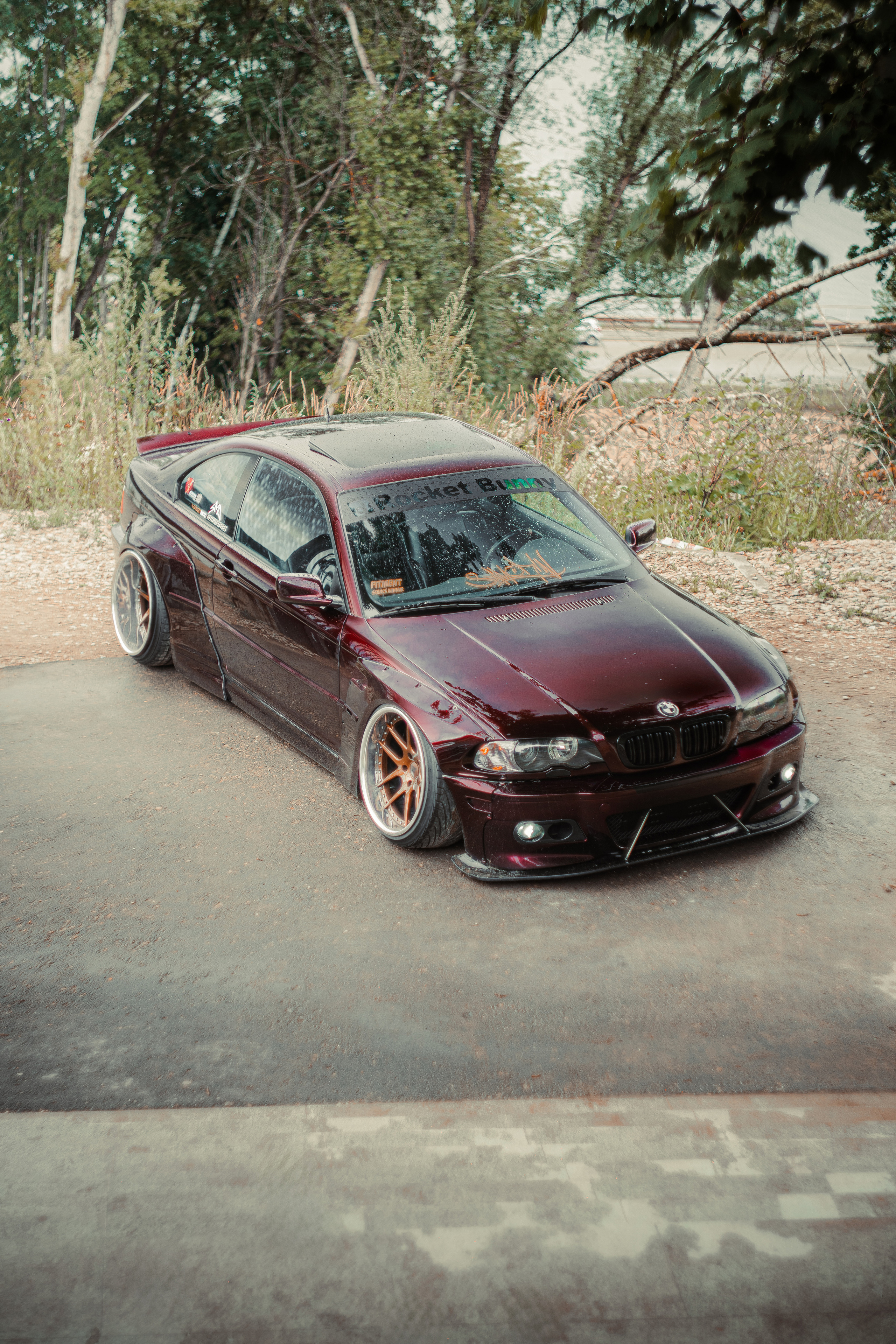 Автомобильная фото-сессия BMW 328i E46 Pandem в Калуге