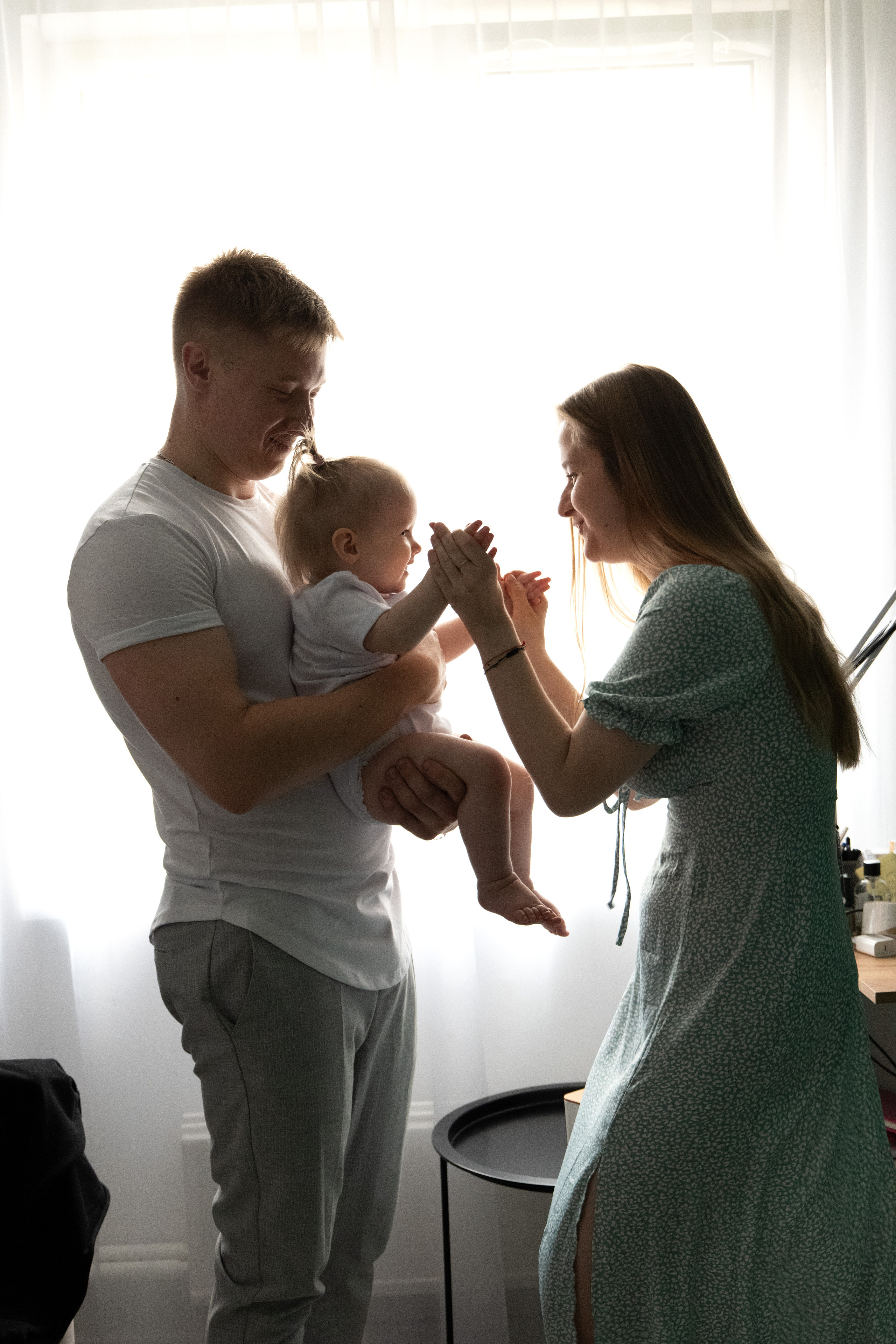 Домашняя фотосессия: «Евочке 1 год». Фотограф видеограф Ольга Василевская