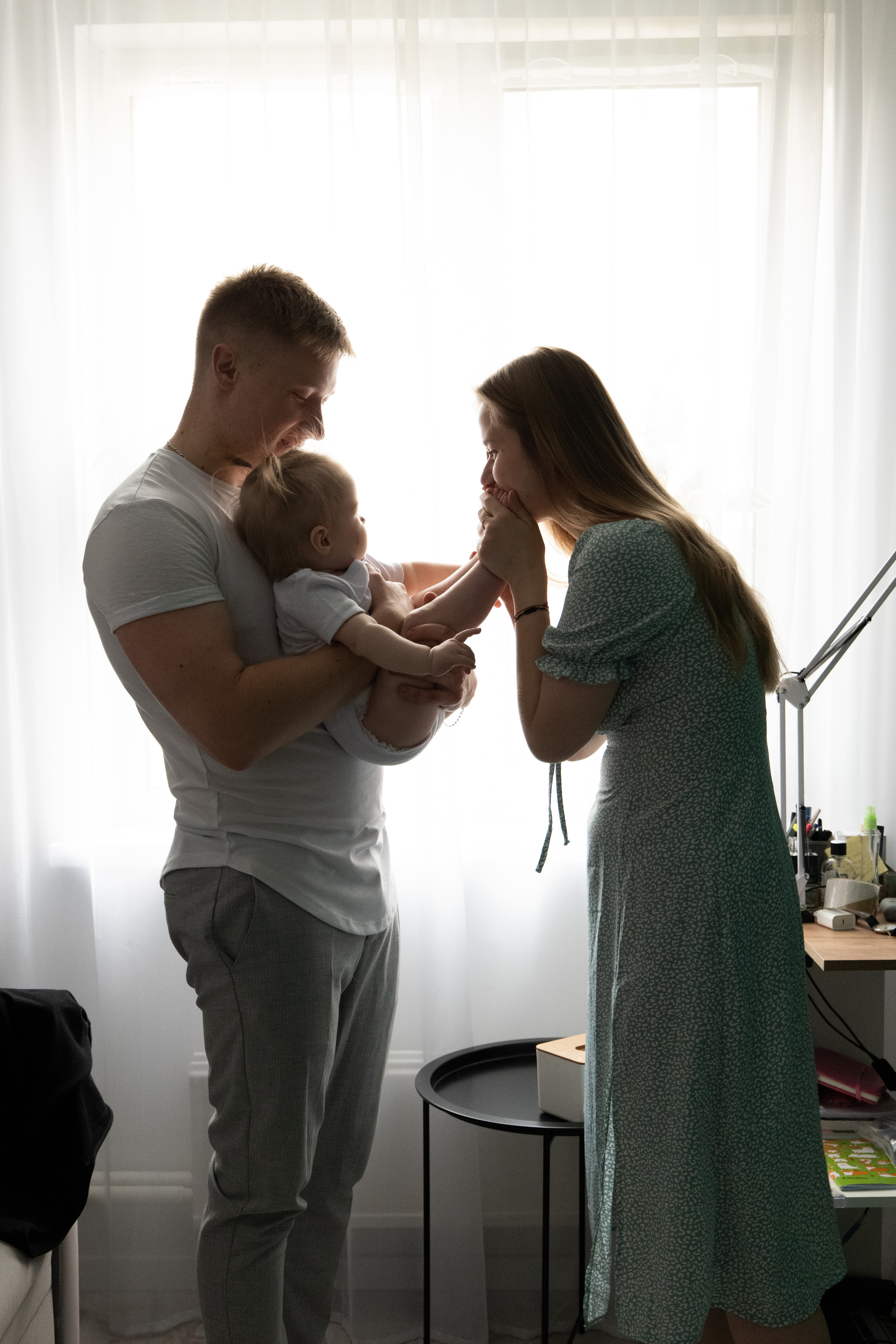 Домашняя фотосессия: «Евочке 1 год». Фотограф видеограф Ольга Василевская