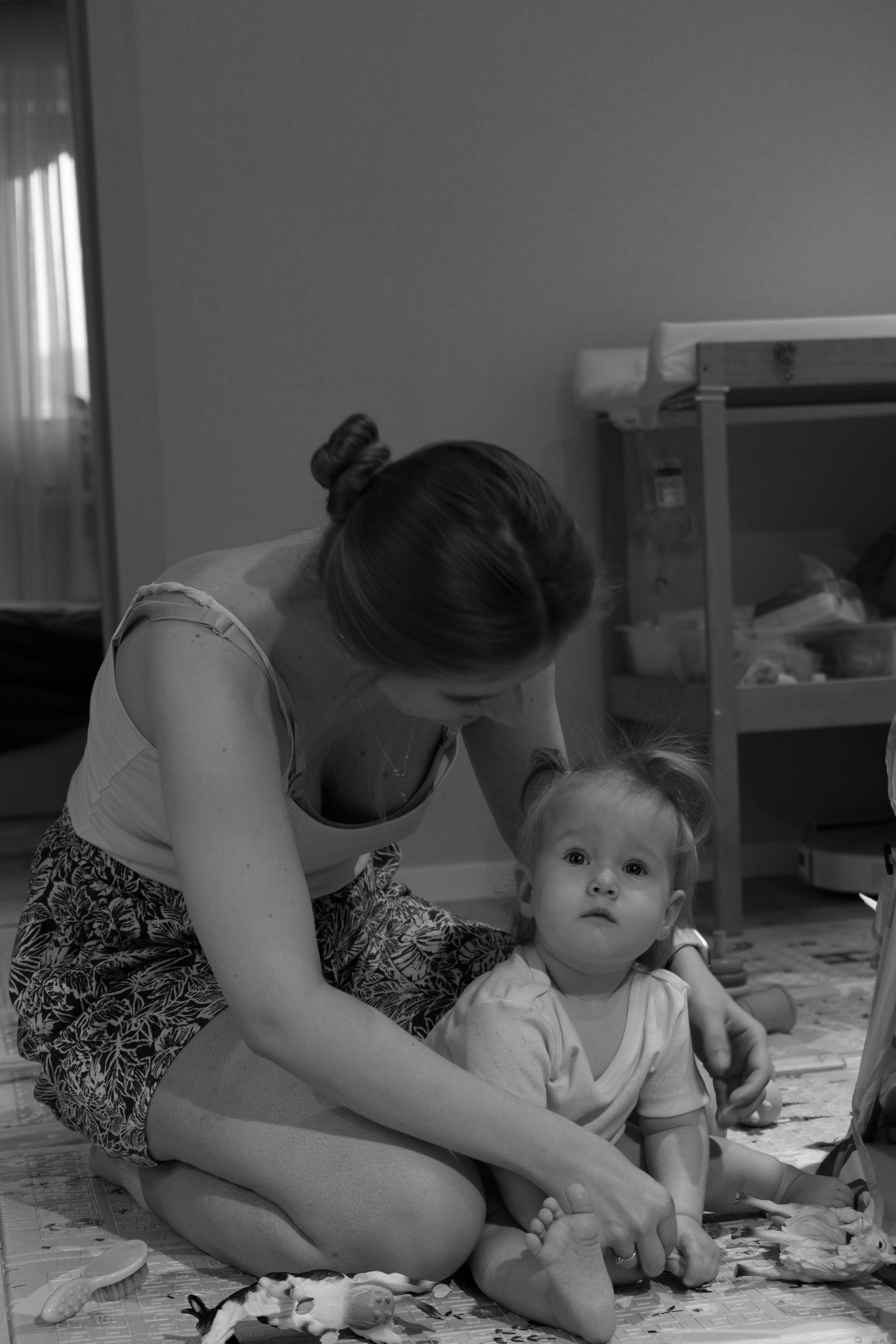 Домашняя фотосессия: «Евочке 1 год». Фотограф видеограф Ольга Василевская