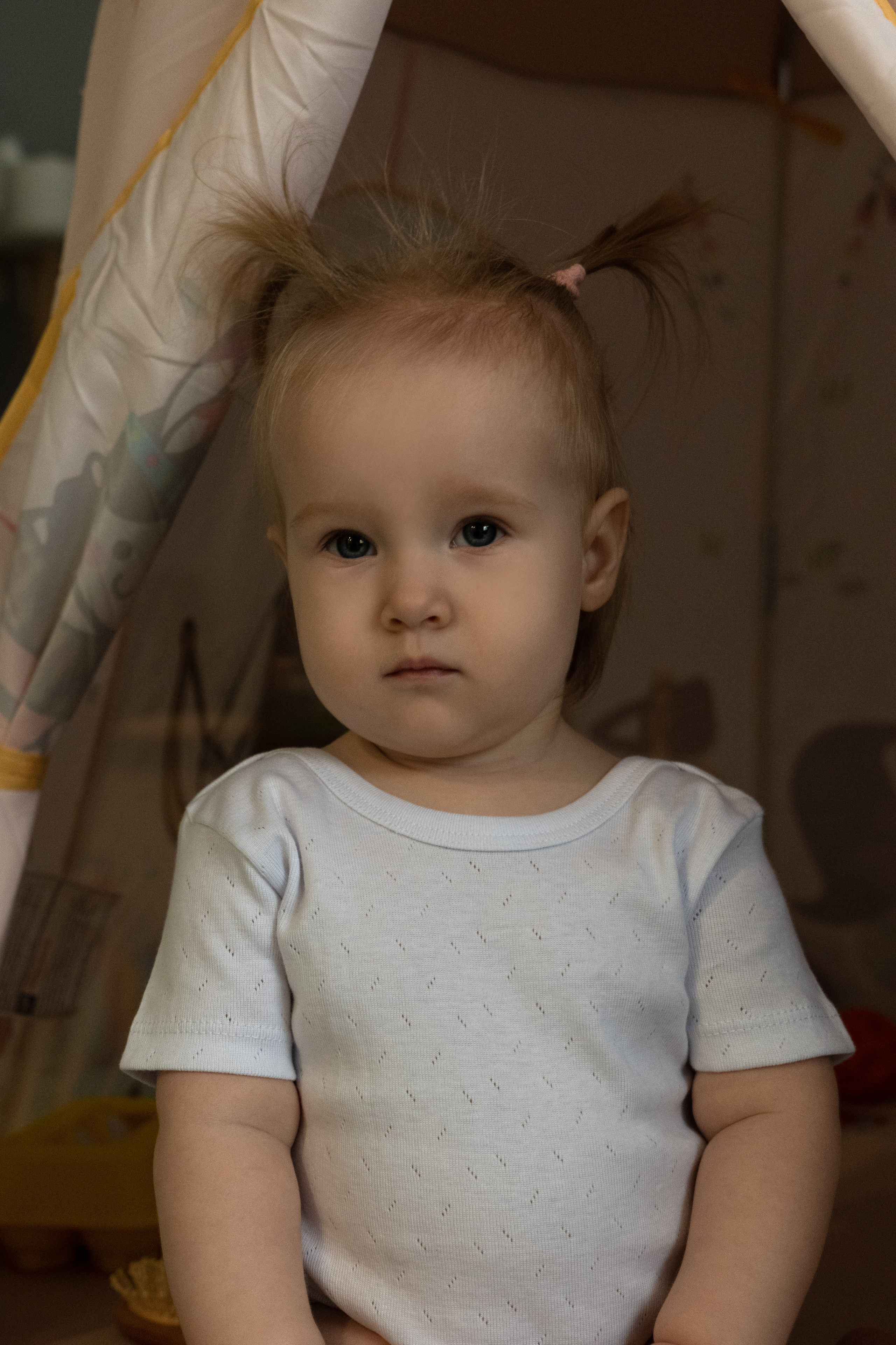 Домашняя фотосессия: «Евочке 1 год». Фотограф видеограф Ольга Василевская