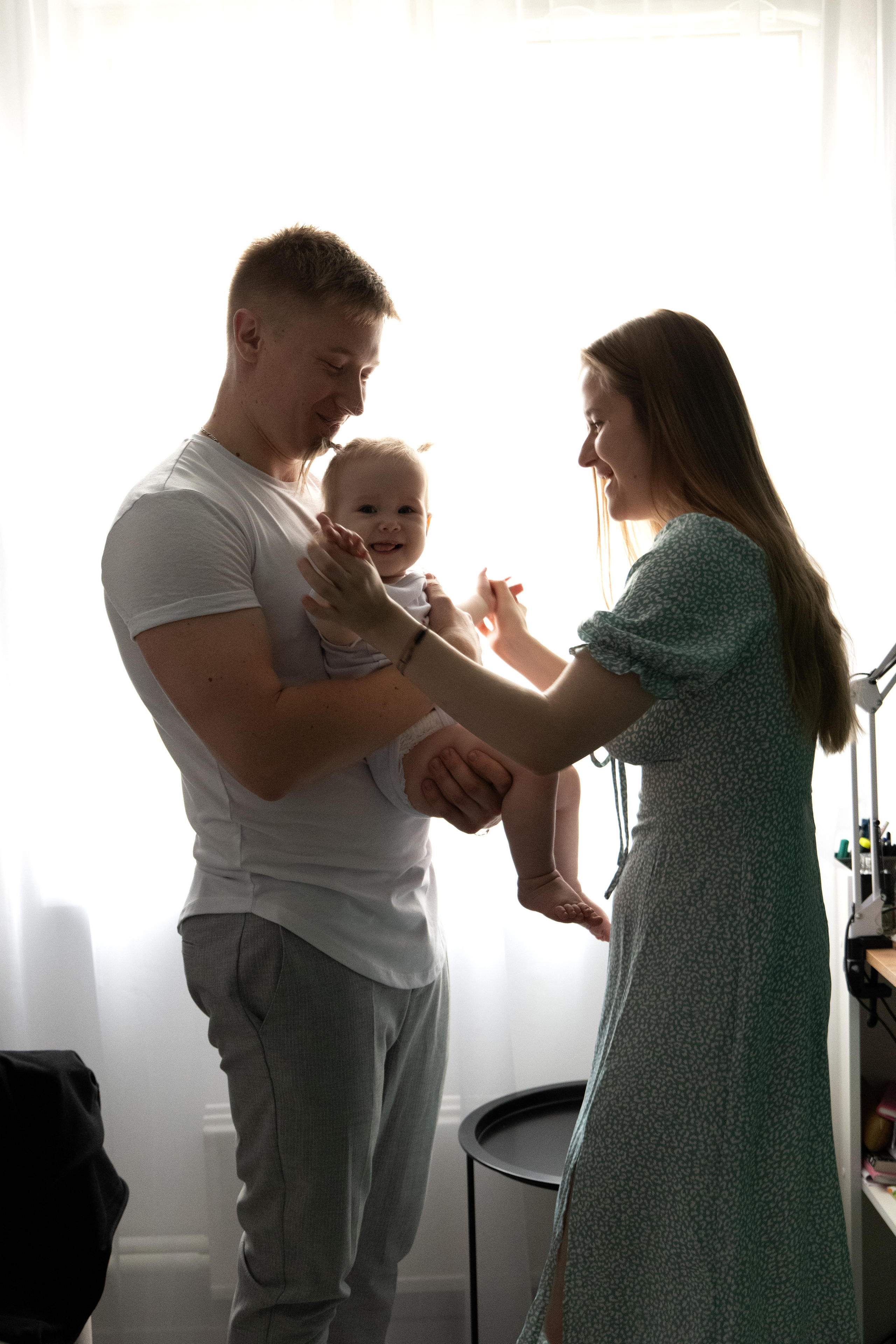 Домашняя фотосессия: «Евочке 1 год». Фотограф видеограф Ольга Василевская