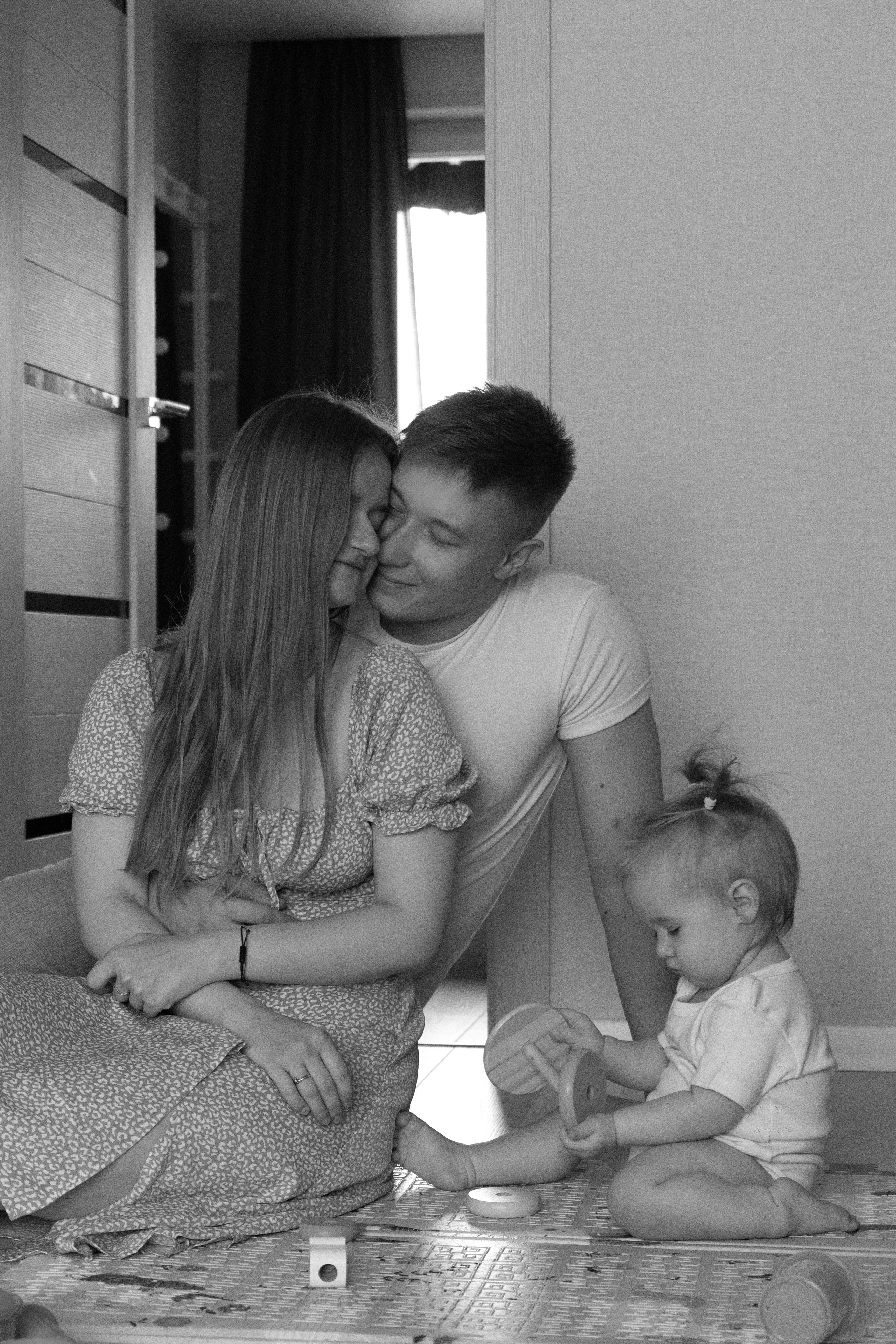 Домашняя фотосессия: «Евочке 1 год». Фотограф видеограф Ольга Василевская