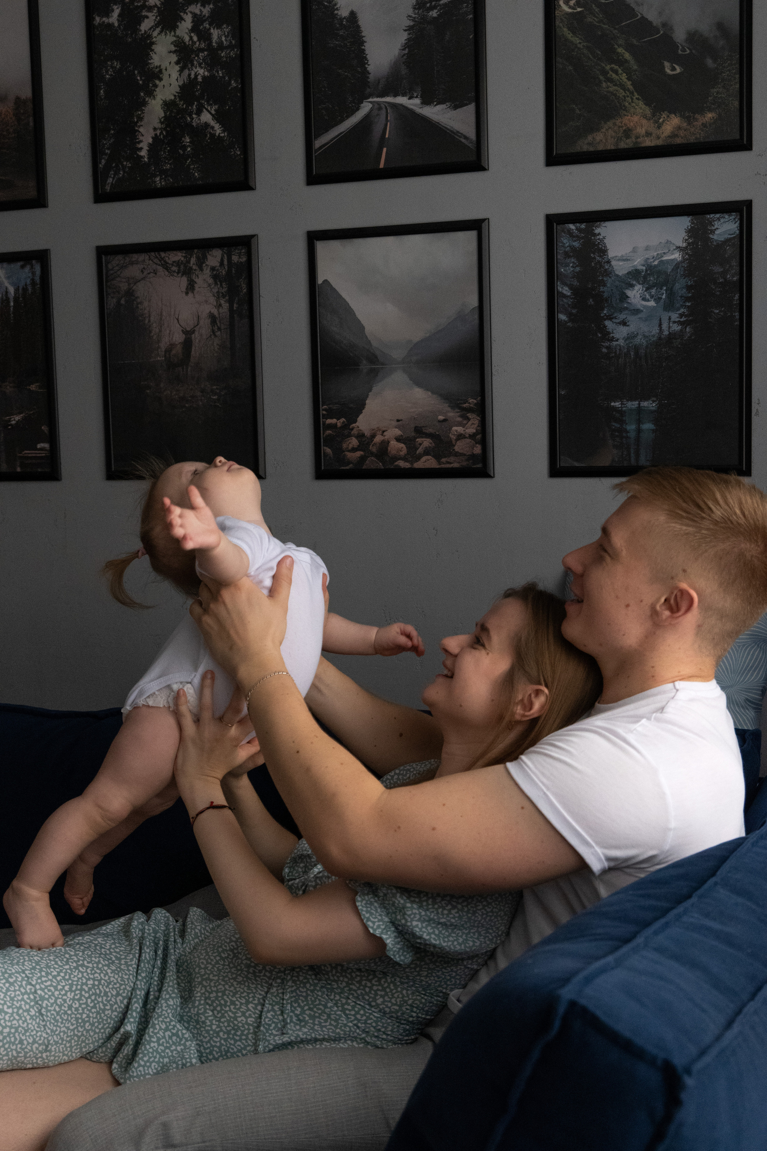 Домашняя фотосессия: «Евочке 1 год». Фотограф видеограф Ольга Василевская