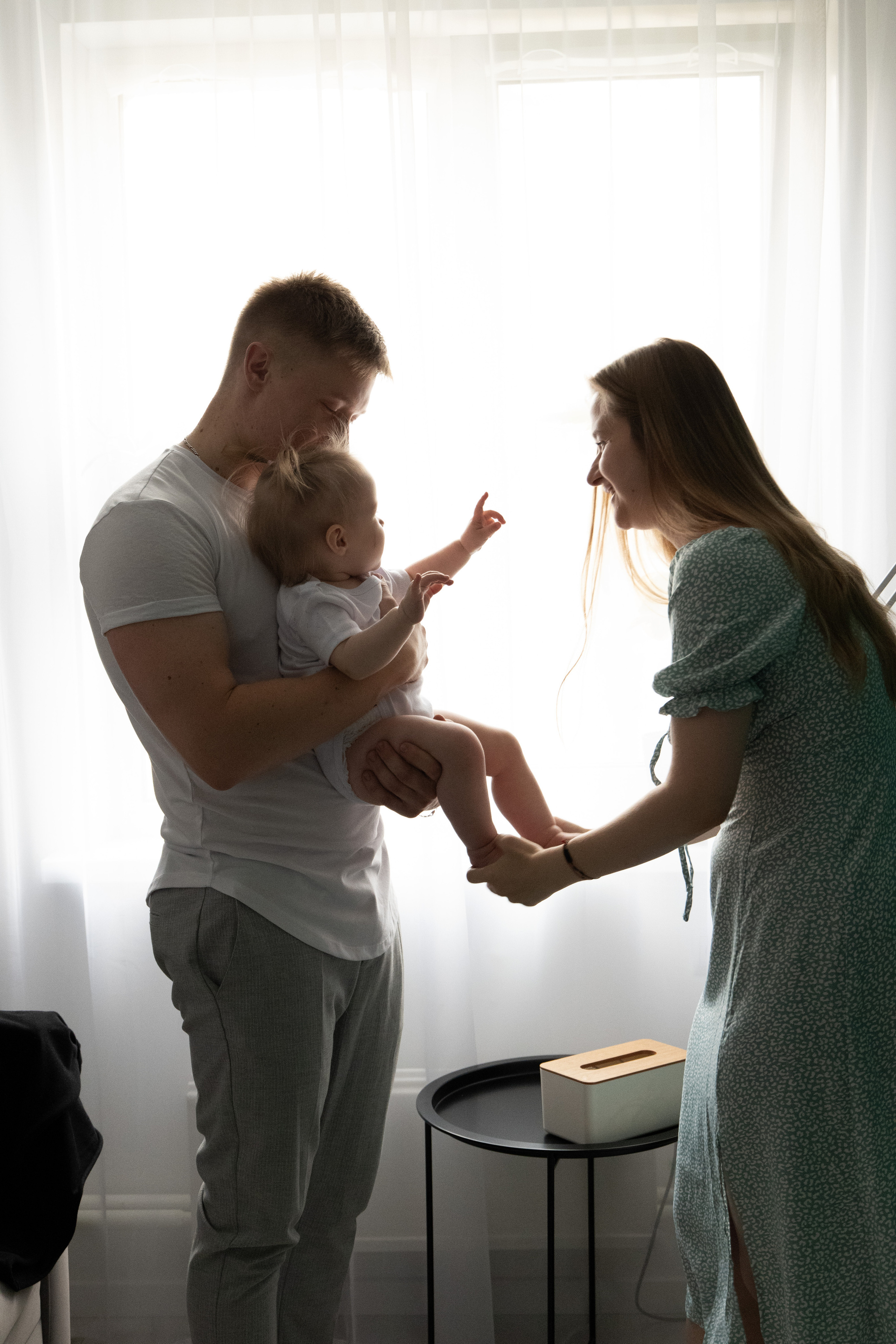 Домашняя фотосессия: «Евочке 1 год». Фотограф видеограф Ольга Василевская