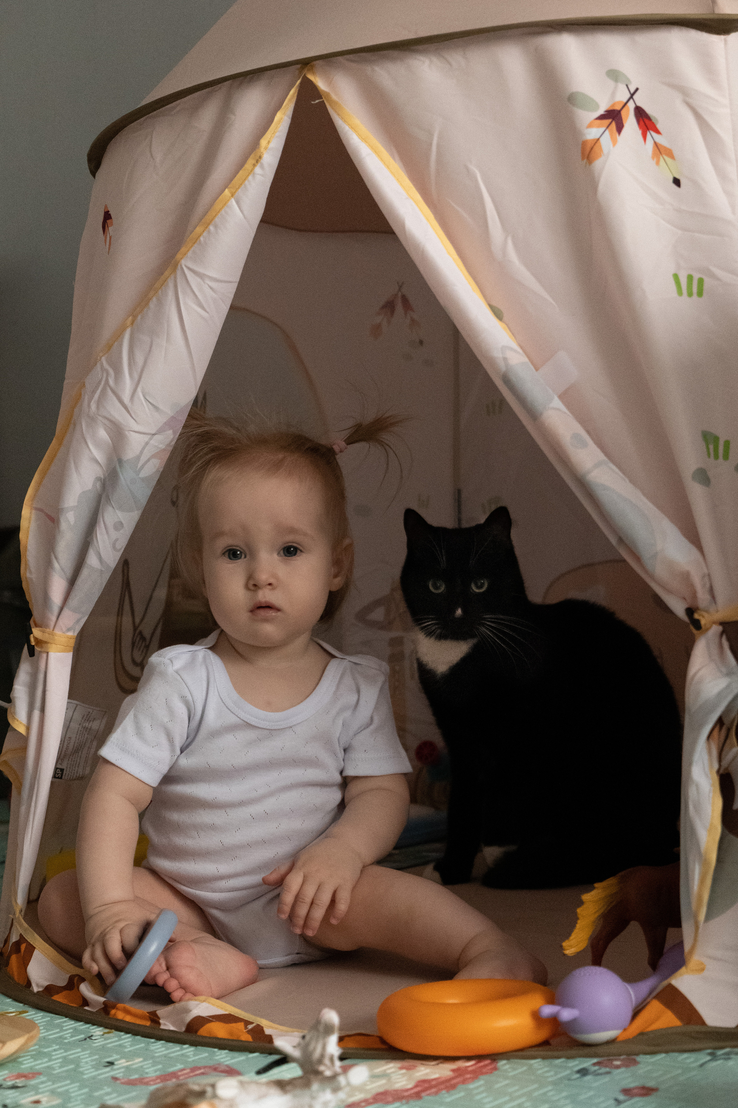 Домашняя фотосессия: «Евочке 1 год». Фотограф видеограф Ольга Василевская