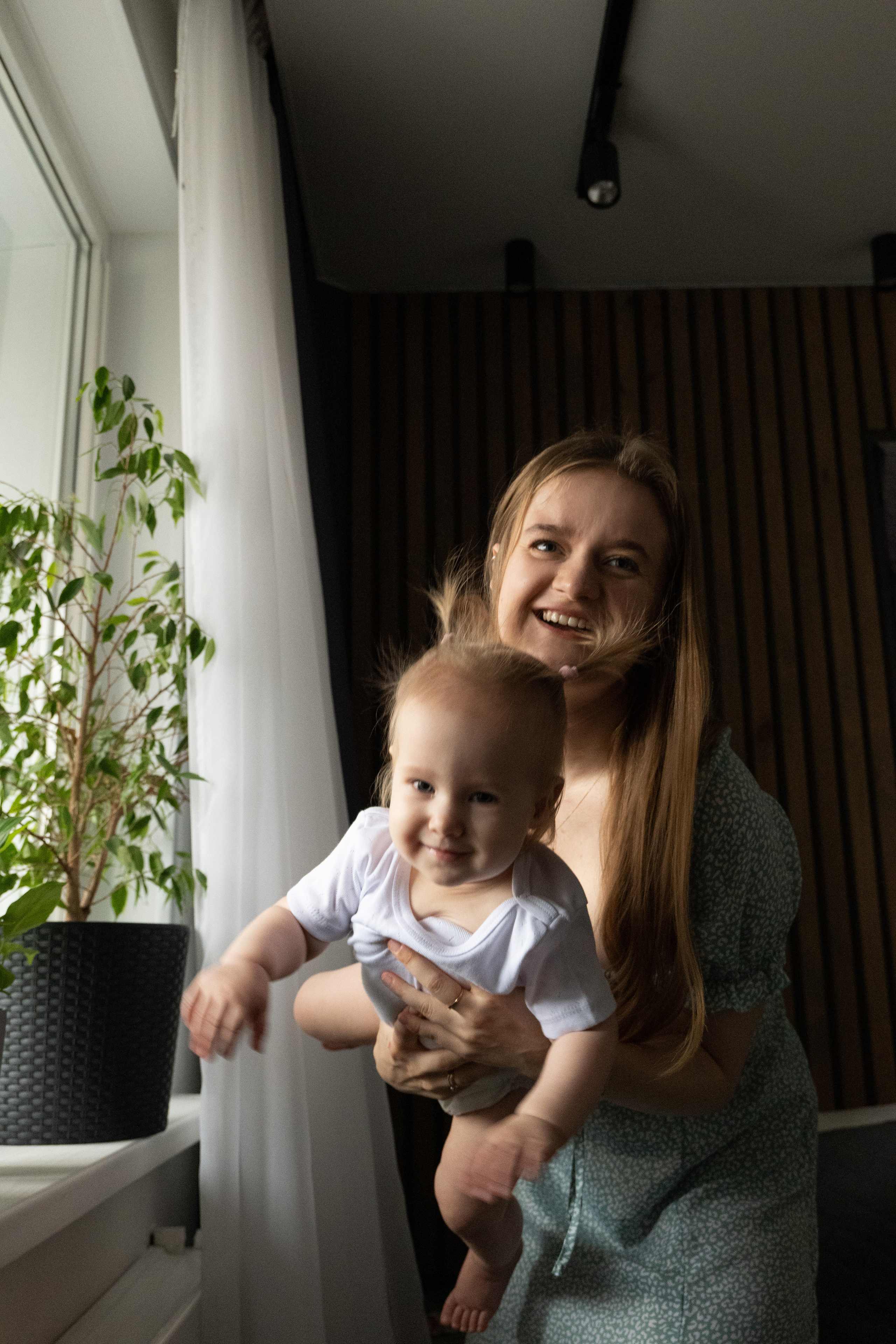 Домашняя фотосессия: «Евочке 1 год». Фотограф видеограф Ольга Василевская