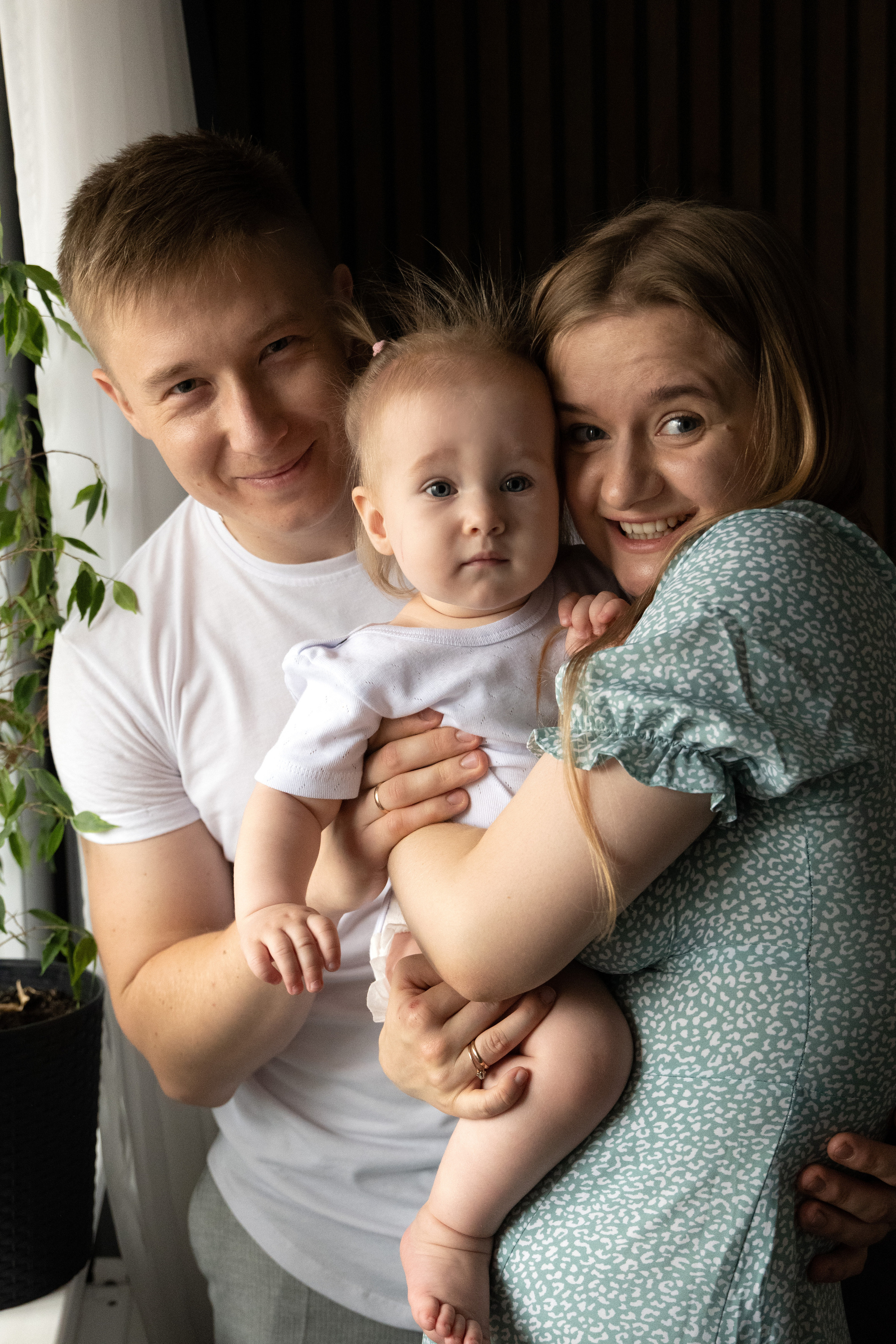 Домашняя фотосессия: «Евочке 1 год». Фотограф видеограф Ольга Василевская