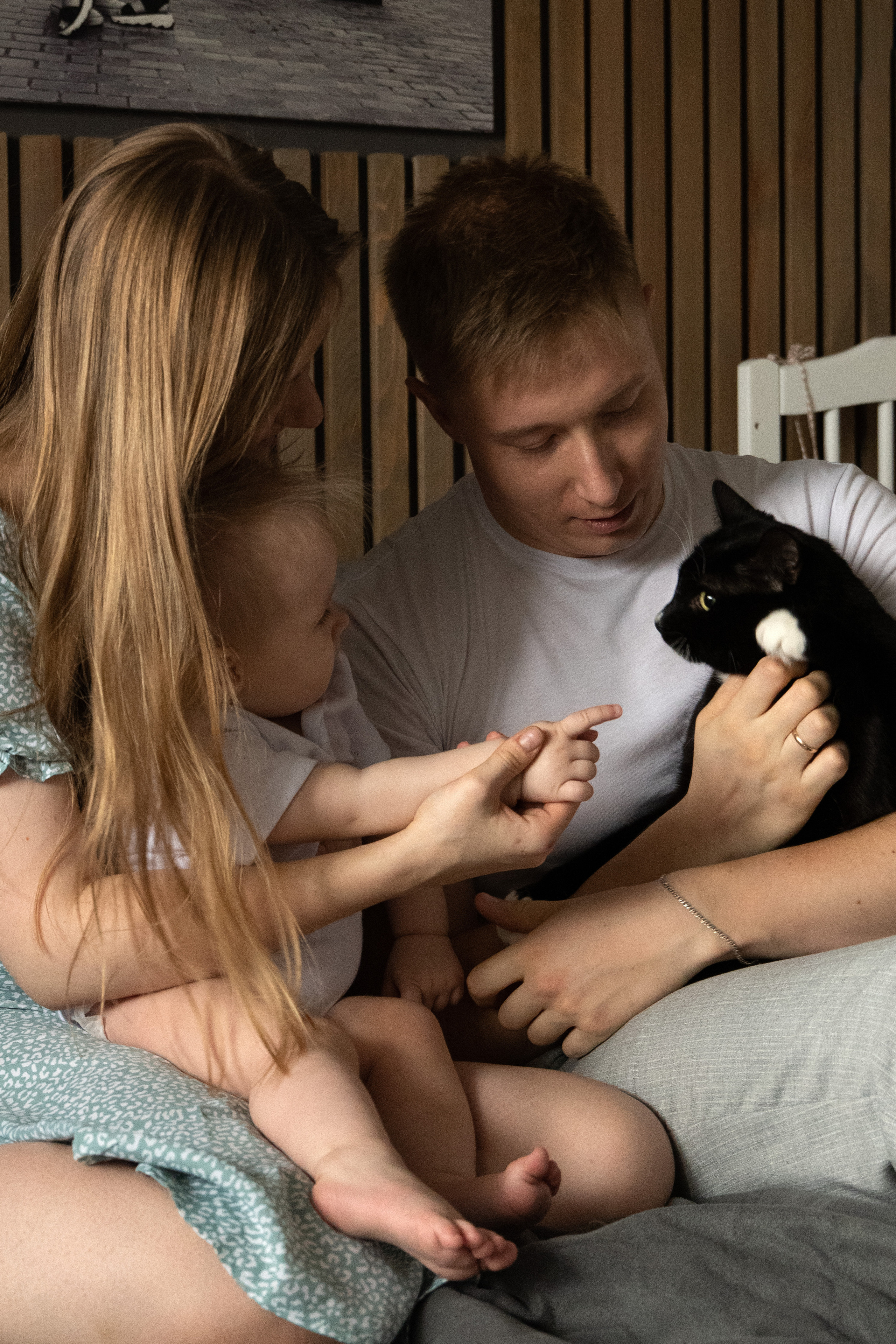 Домашняя фотосессия: «Евочке 1 год». Фотограф видеограф Ольга Василевская