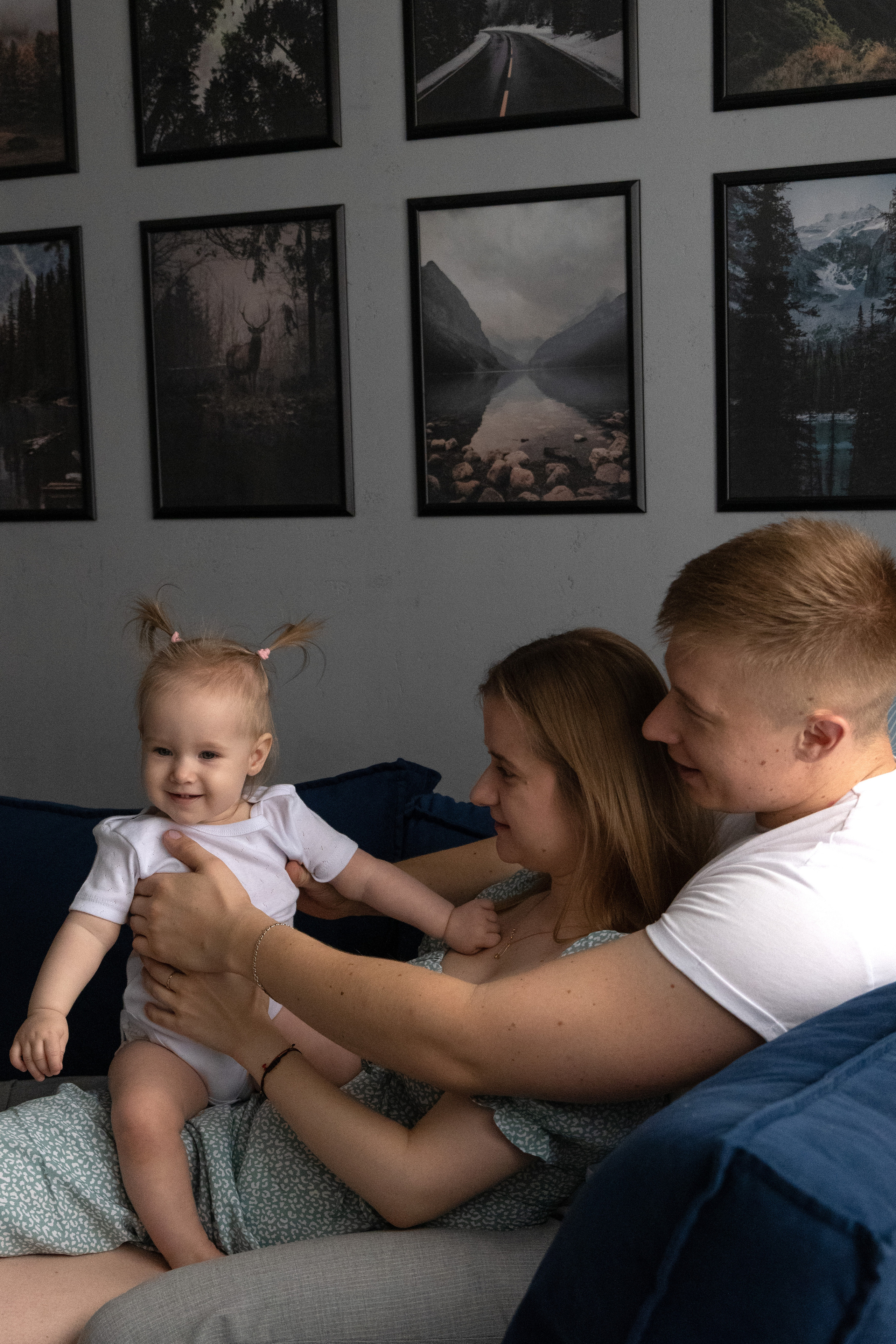 Домашняя фотосессия: «Евочке 1 год». Фотограф видеограф Ольга Василевская