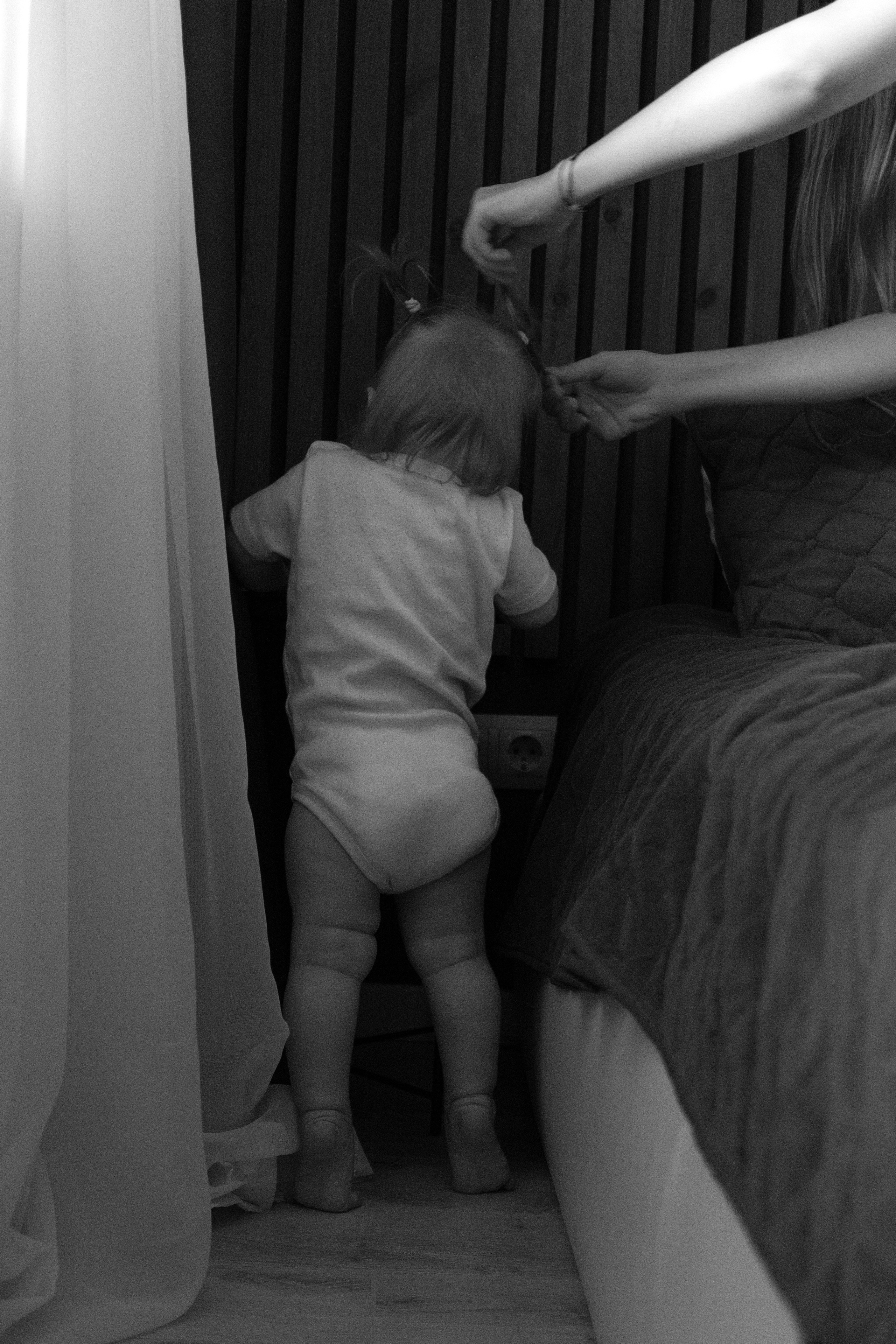 Домашняя фотосессия: «Евочке 1 год». Фотограф видеограф Ольга Василевская