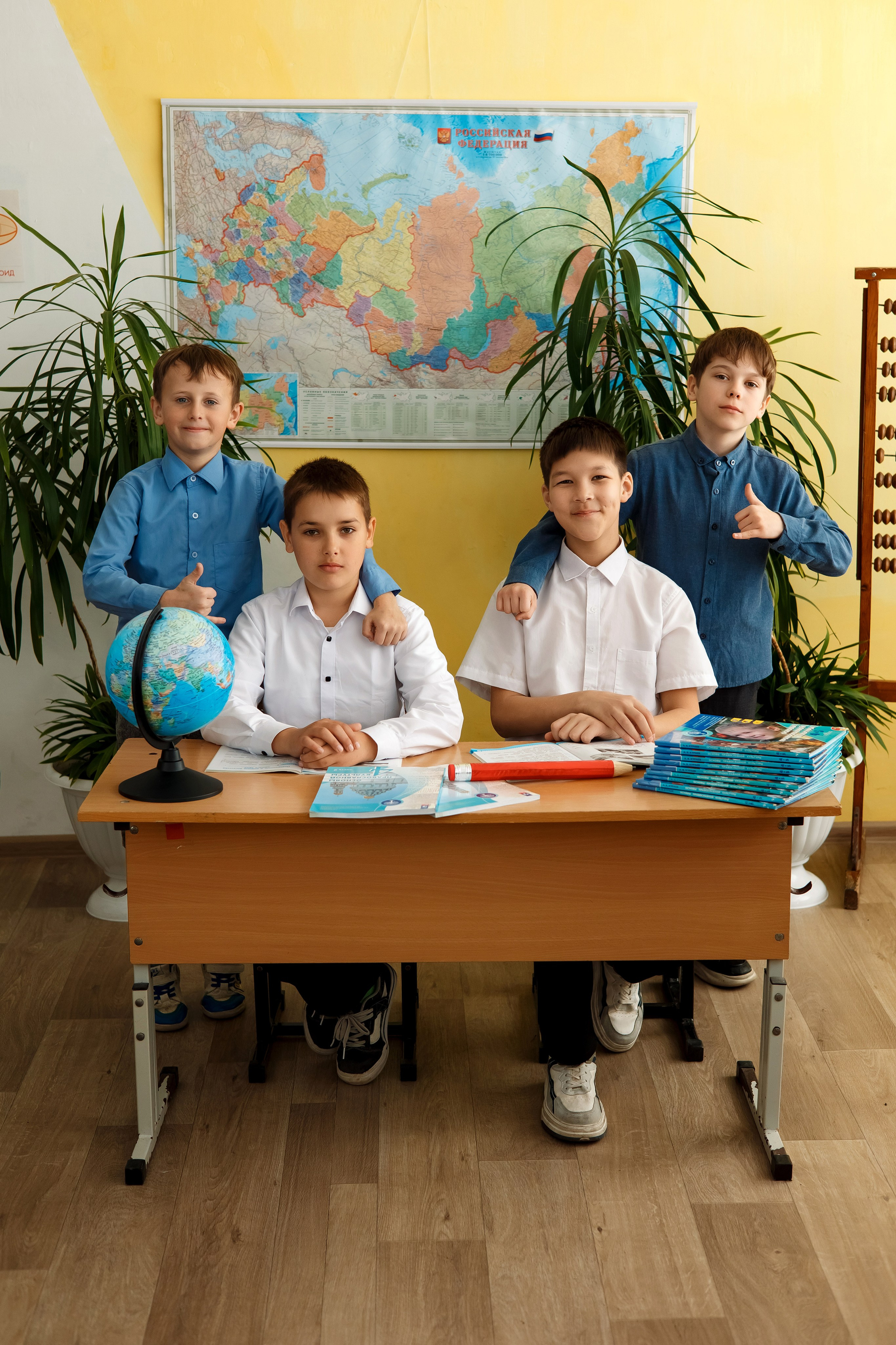 4 класс с. Барабаш. Фотограф Любовь Корниенко, Примоский край