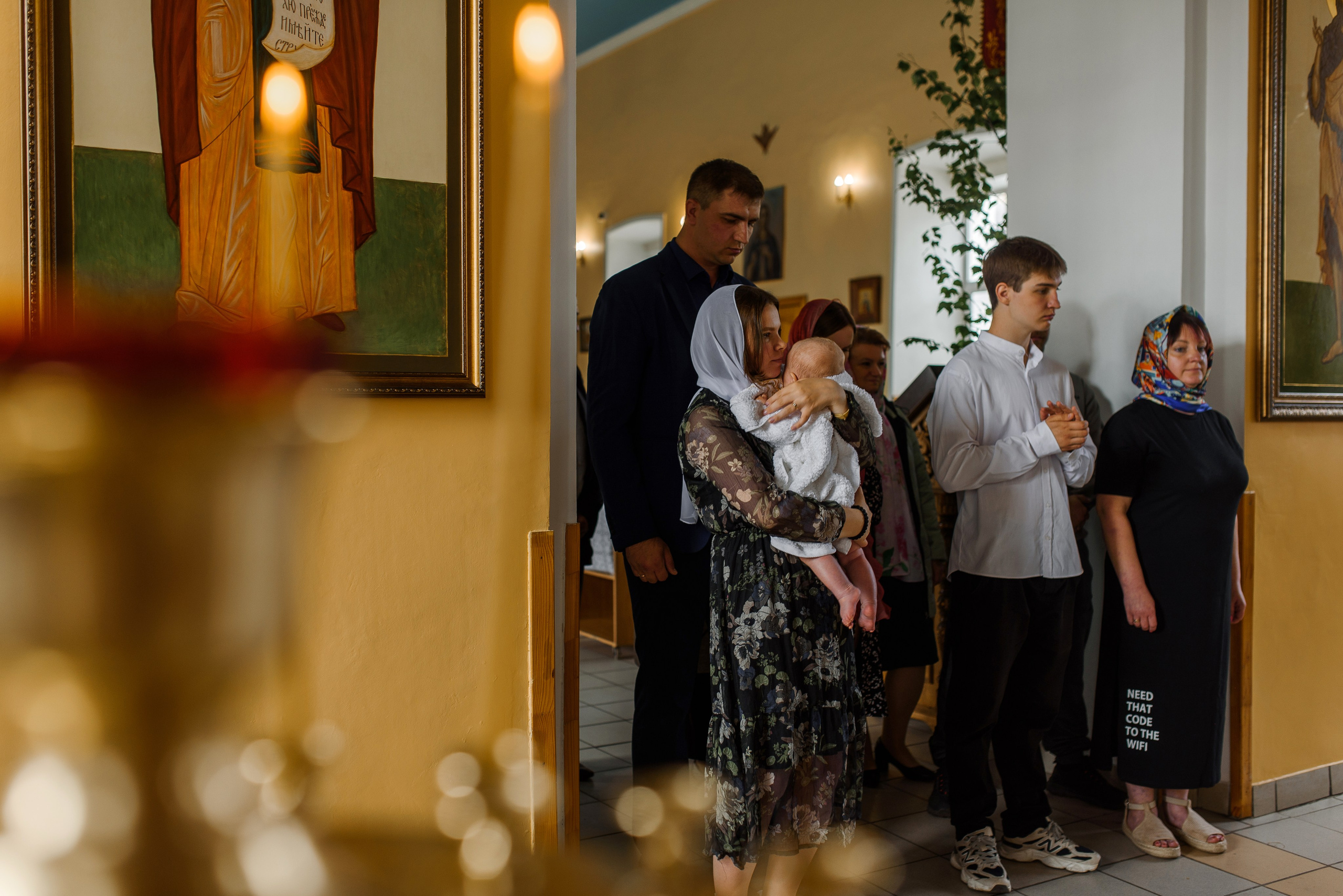 Крещение Леры. Храм святителя Николая Чудотворца (Терновка). Свадебный и семейный Фотограф в Пензе Татьяна Лапоногова