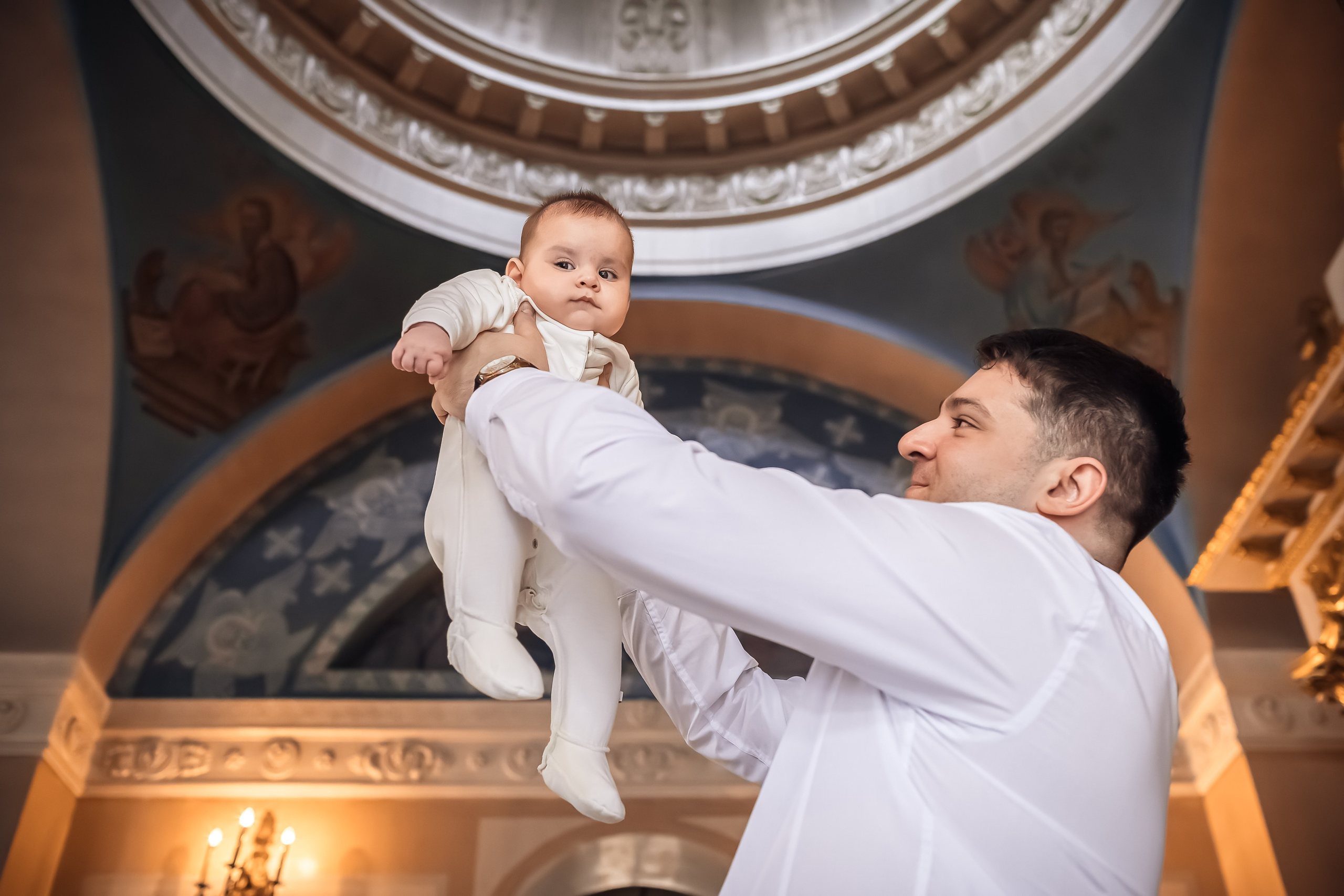 Крещение в Храме Влахернской иконы Божией Матери в Кузьминках. Профессиональный фотограф в Москве и Мо Мария Шантарёва