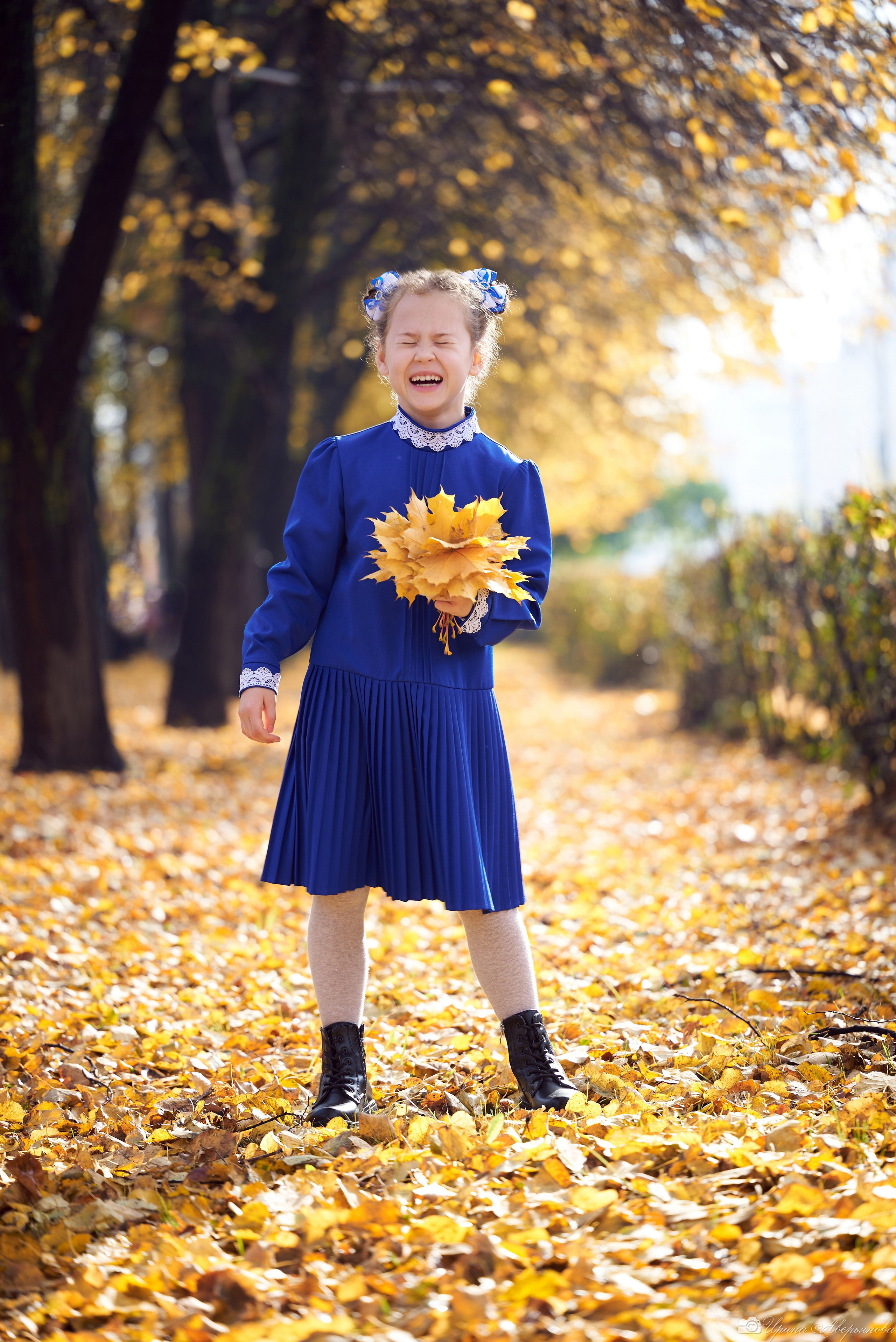 Осенняя школьная фотосессия. Фотограф в Ульяновске Ирина Аверьянова