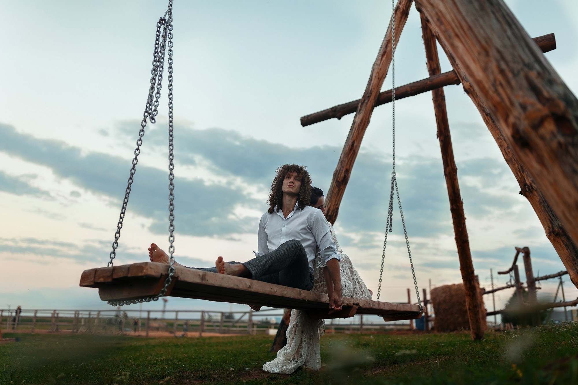 Свадебная фотосессия на природе