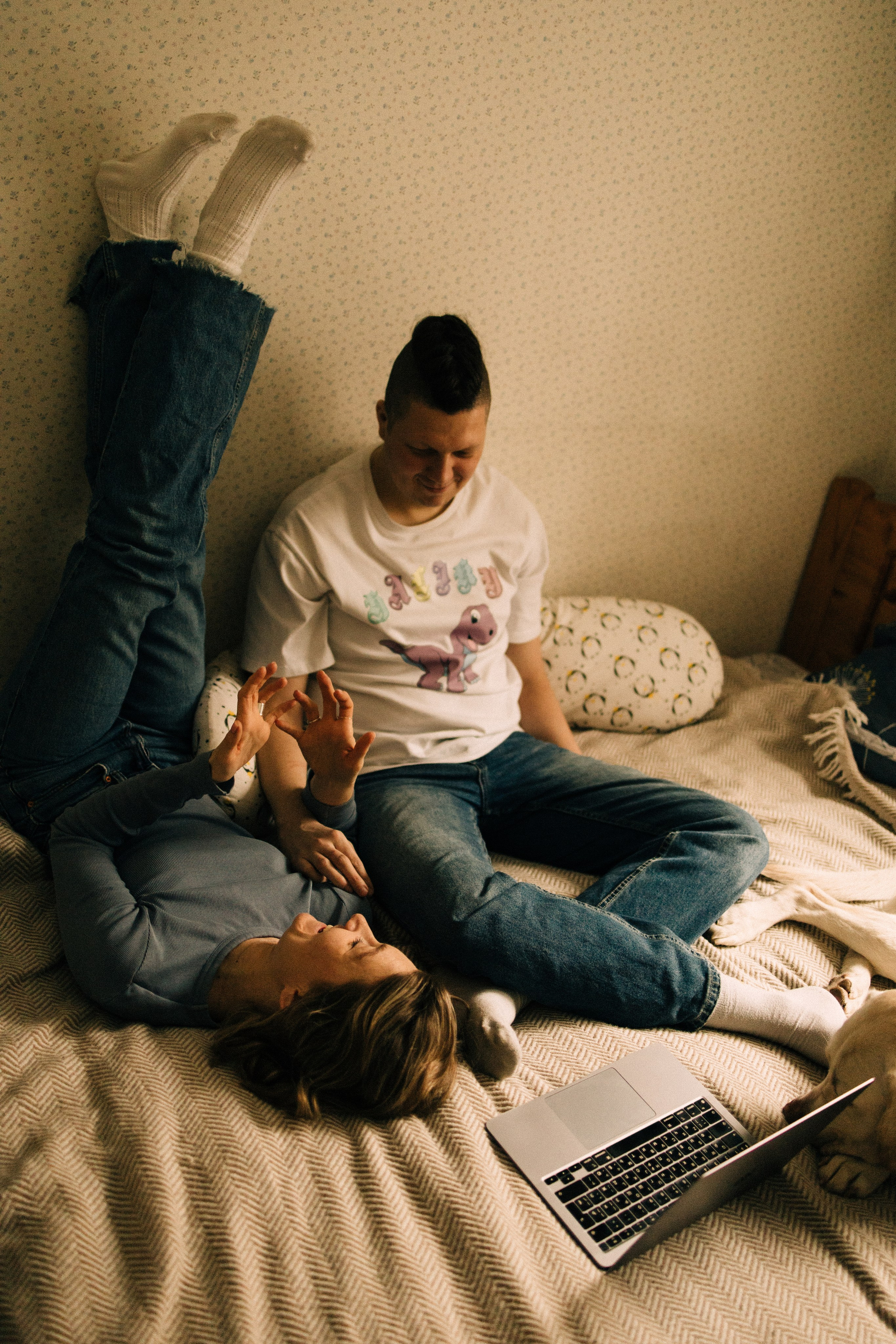 Дома трое. Фотограф Настя Леонова