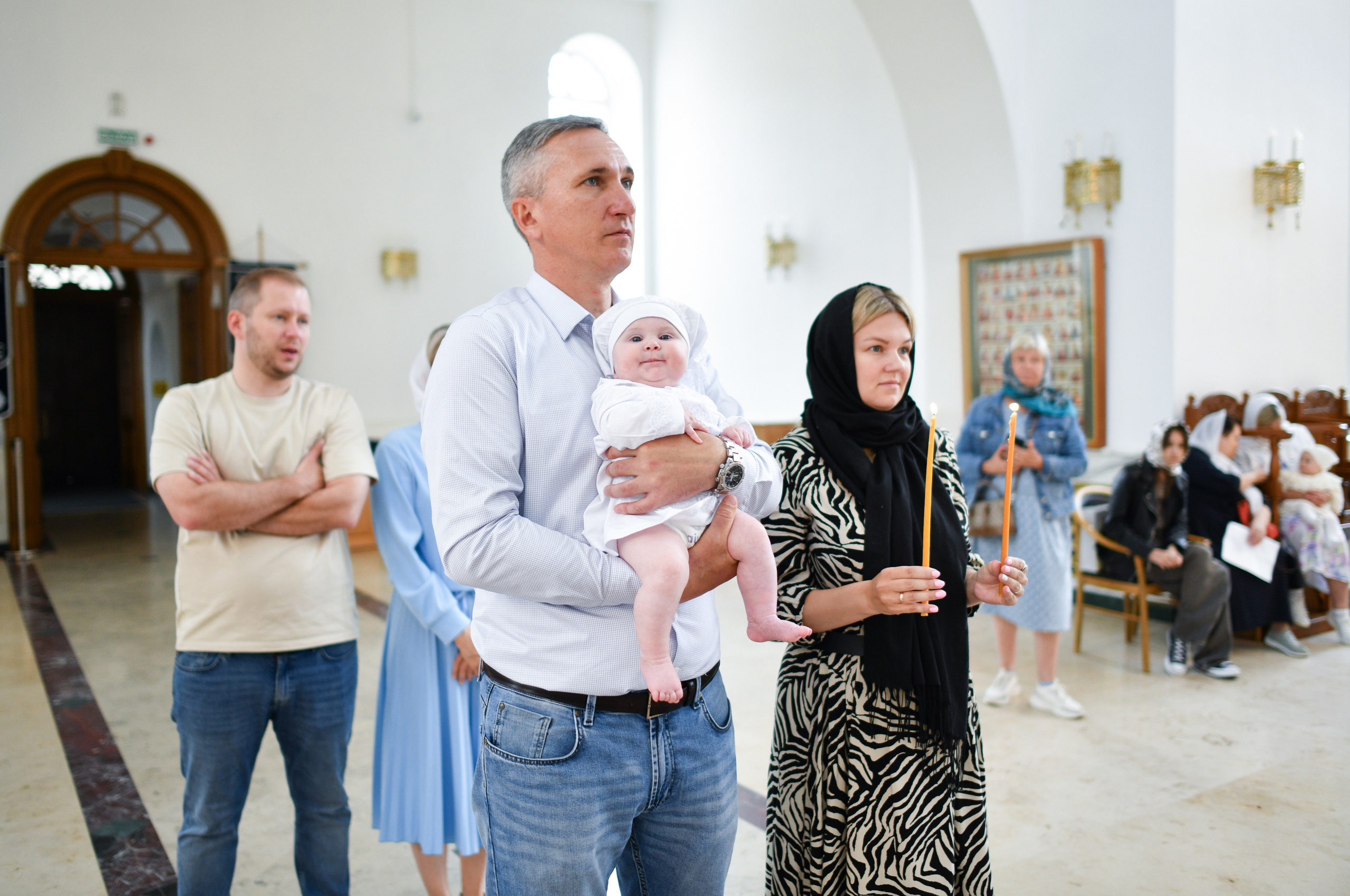 Крещение Александры. Свадебный и портретный фотограф в Москве Галина Борисова
