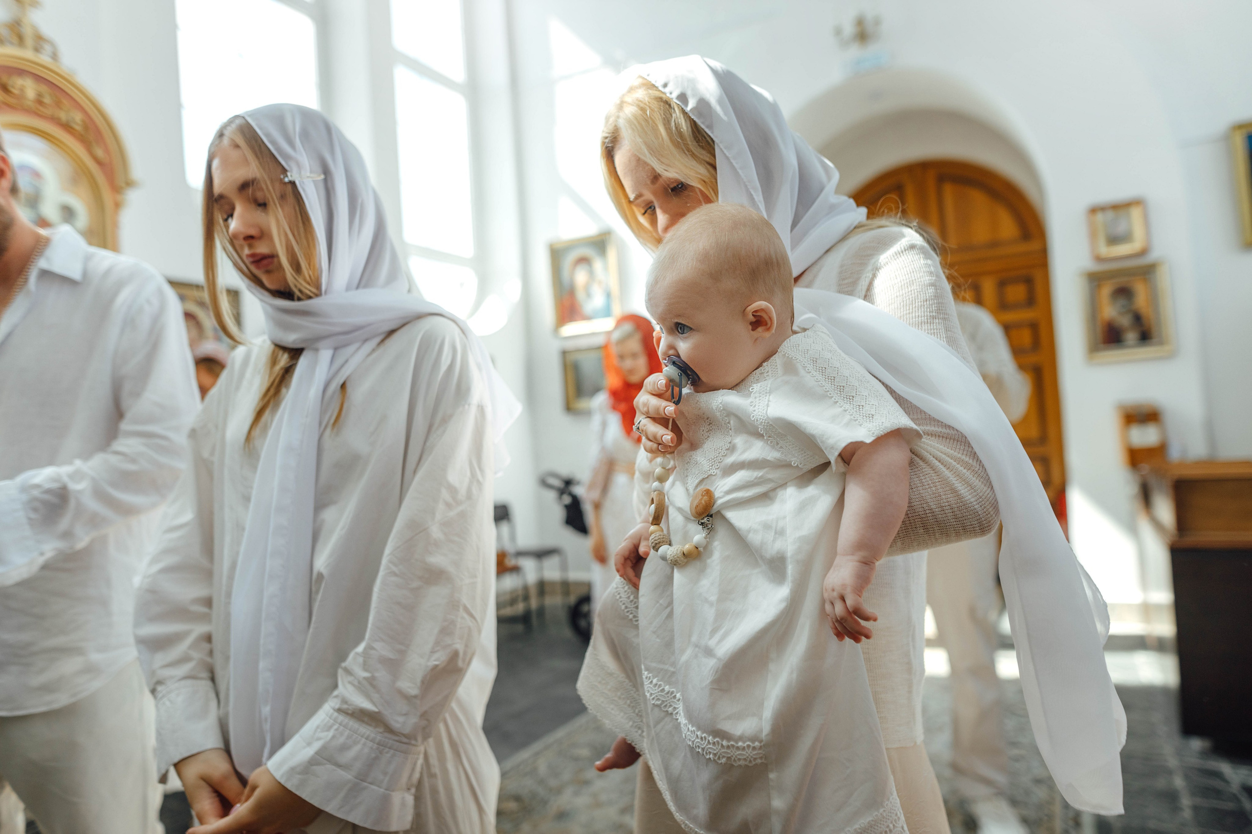 Крещение Мишель, гп. Ивенец, храм Ефросинии Полоцкой, август 2025