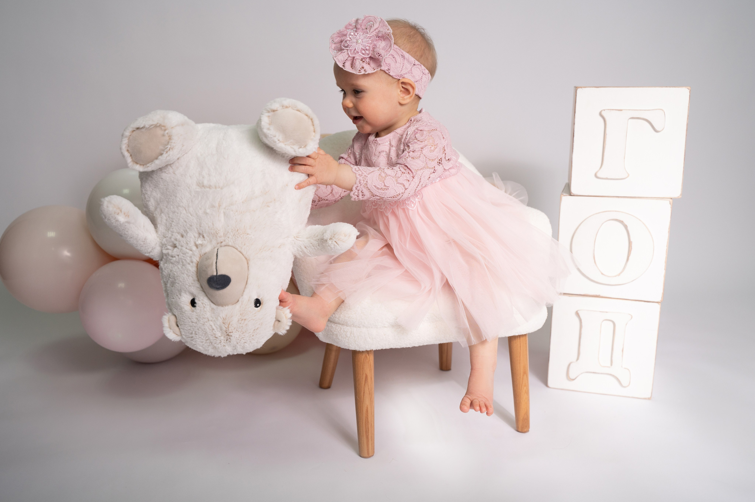 Годовасие в студии. Семейный фотограф в Москве Ольга Барсукова