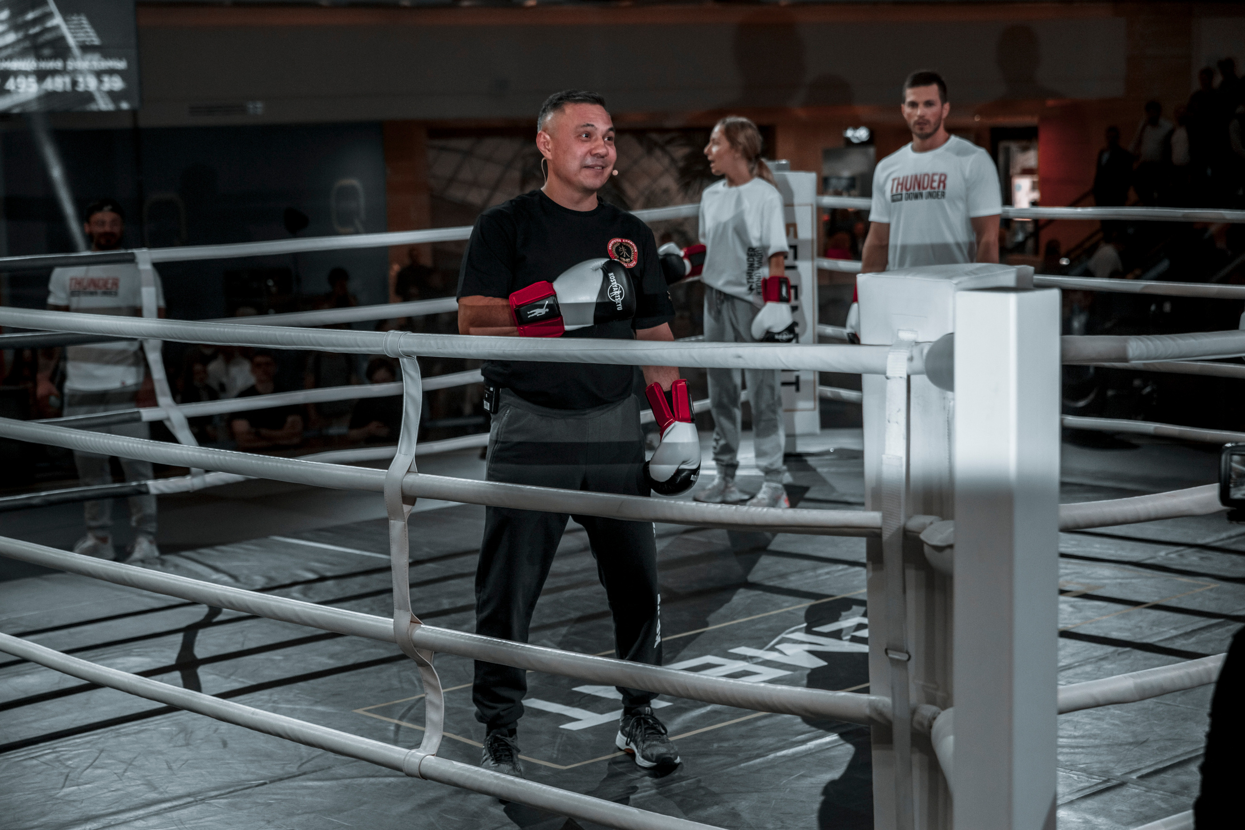 Москва Сити Открытие школы бокса Кости Цзю. Фотограф Андрей Слынченко