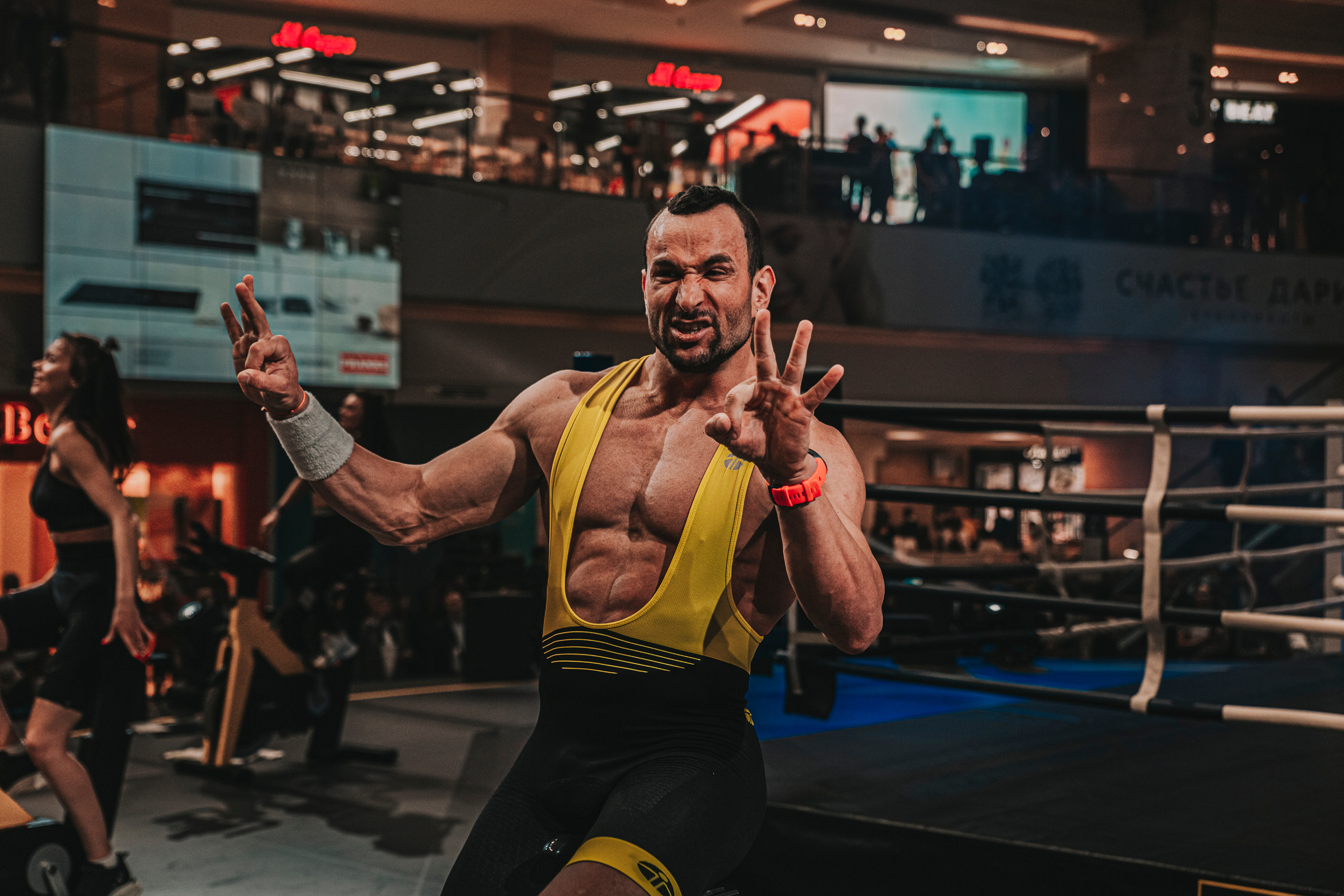 Москва Сити Открытие школы бокса Кости Цзю. Фотограф Андрей Слынченко