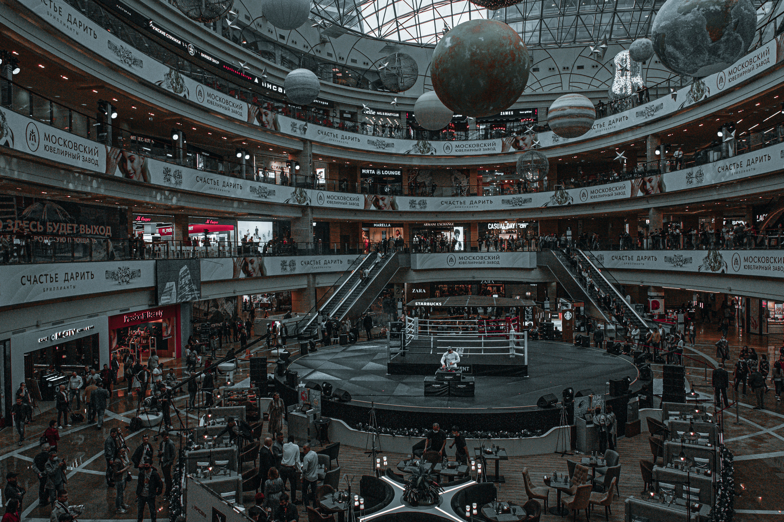 Москва Сити Открытие школы бокса Кости Цзю. Фотограф Андрей Слынченко