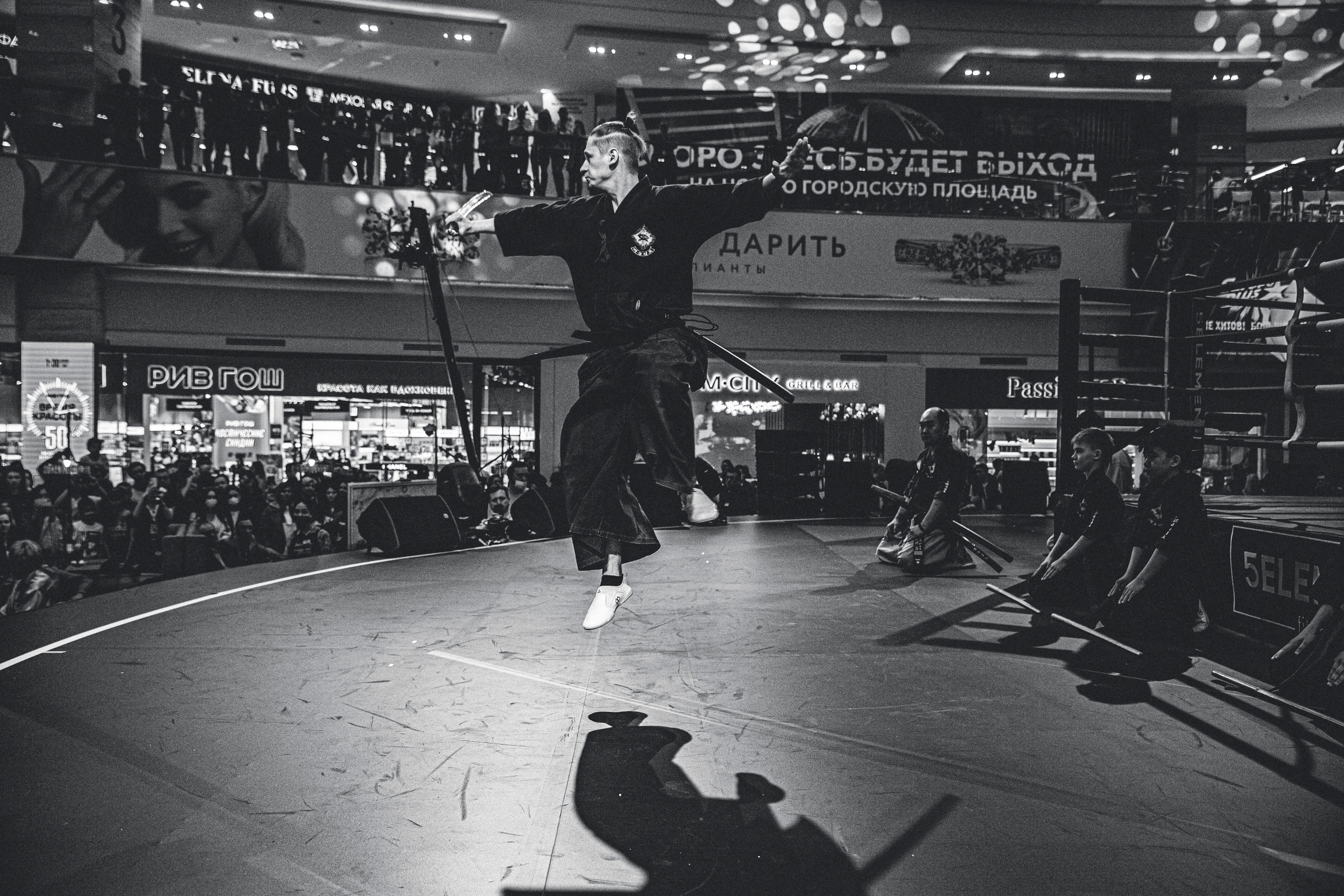 Москва Сити Открытие школы бокса Кости Цзю. Фотограф Андрей Слынченко