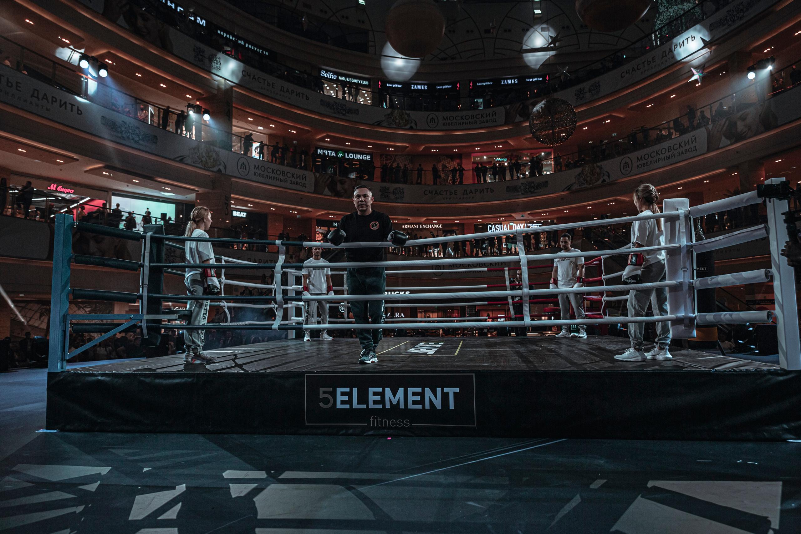 Москва Сити Открытие школы бокса Кости Цзю. Фотограф Андрей Слынченко