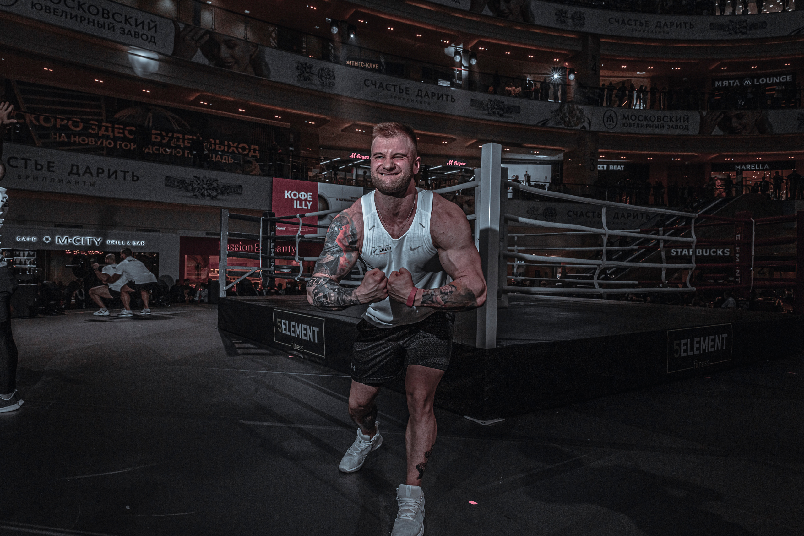 Москва Сити Открытие школы бокса Кости Цзю. Фотограф Андрей Слынченко