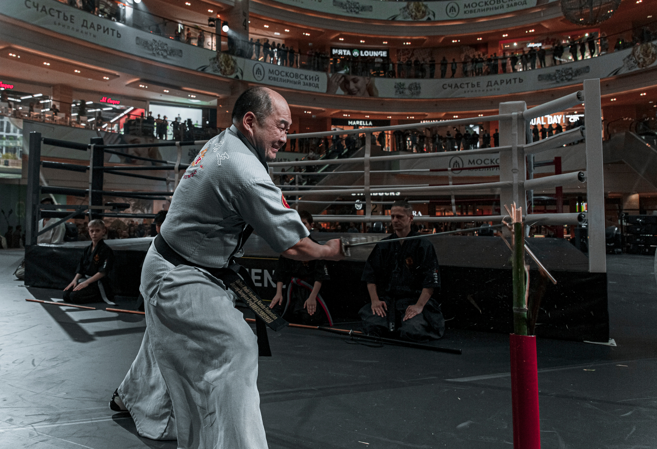 Москва Сити Открытие школы бокса Кости Цзю. Фотограф Андрей Слынченко