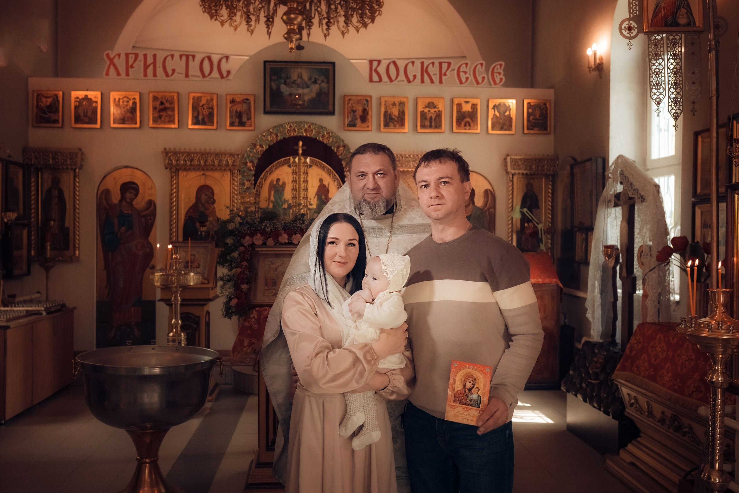 Крещение Василисы (Влады). Съемка Таинств Крещения Венчания, детские и семейные съемки в Пензе