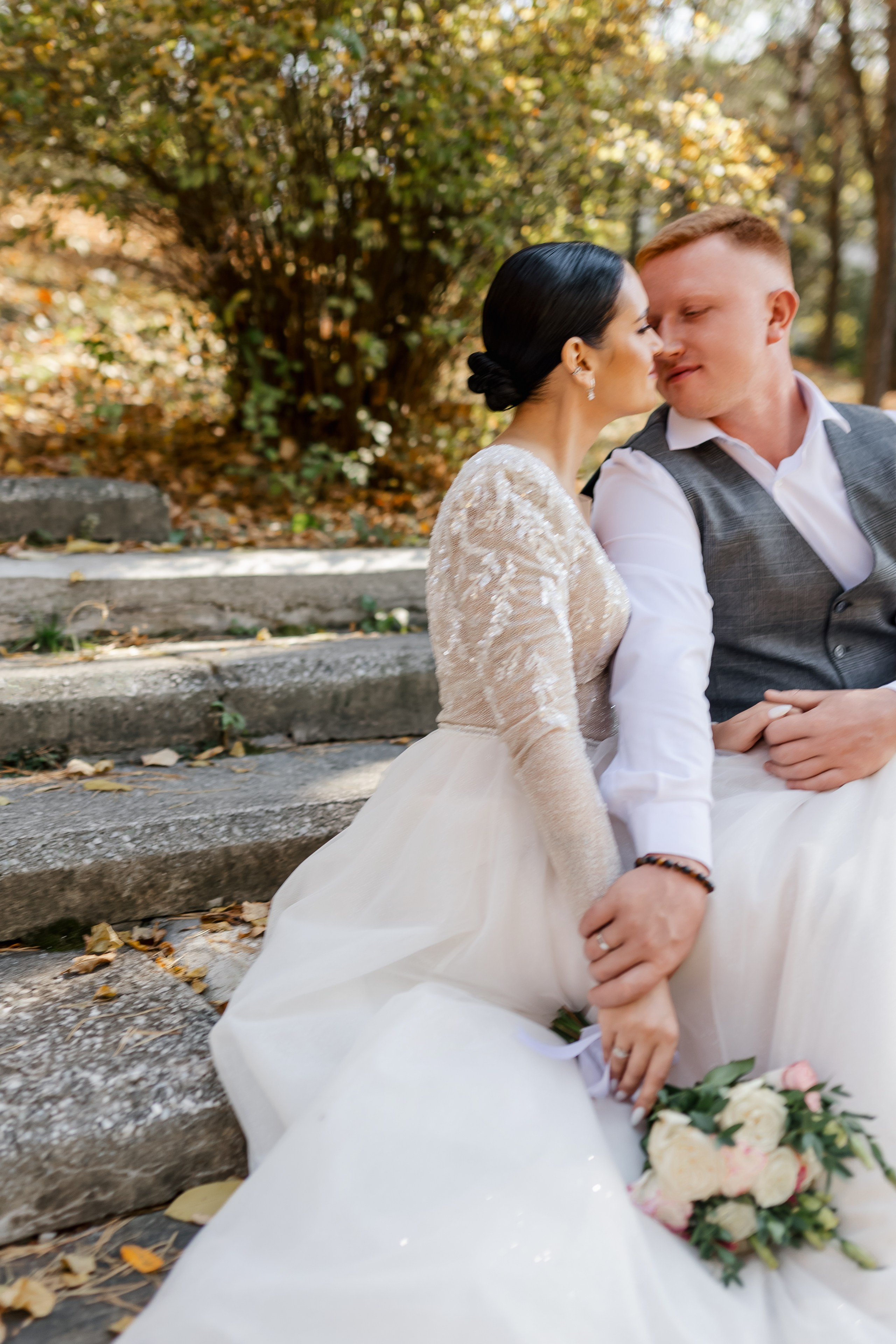 Степан и Алина. Красивая осенняя прогулка. Свадебный фотограф в Хабаровске